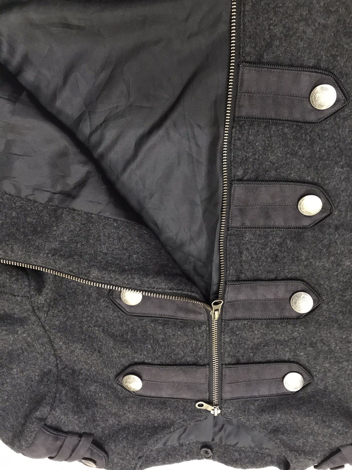 Japanese Brand × PPFM PPFM cropped wool zipper jacket Size US M / EU 48-50 / 2 - 9 Thumbnail