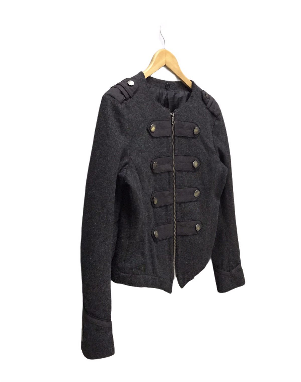 Japanese Brand × PPFM PPFM cropped wool zipper jacket Size US M / EU 48-50 / 2 - 3 Thumbnail