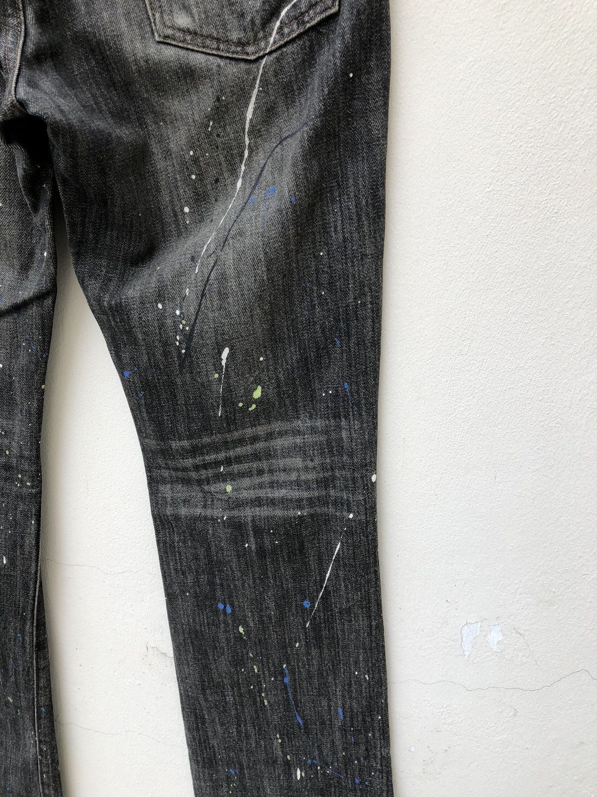 Schlussel Vintage Schlussel Schlussel Japan Rips Distress Flare Jeans Size US 31 - 21 Thumbnail