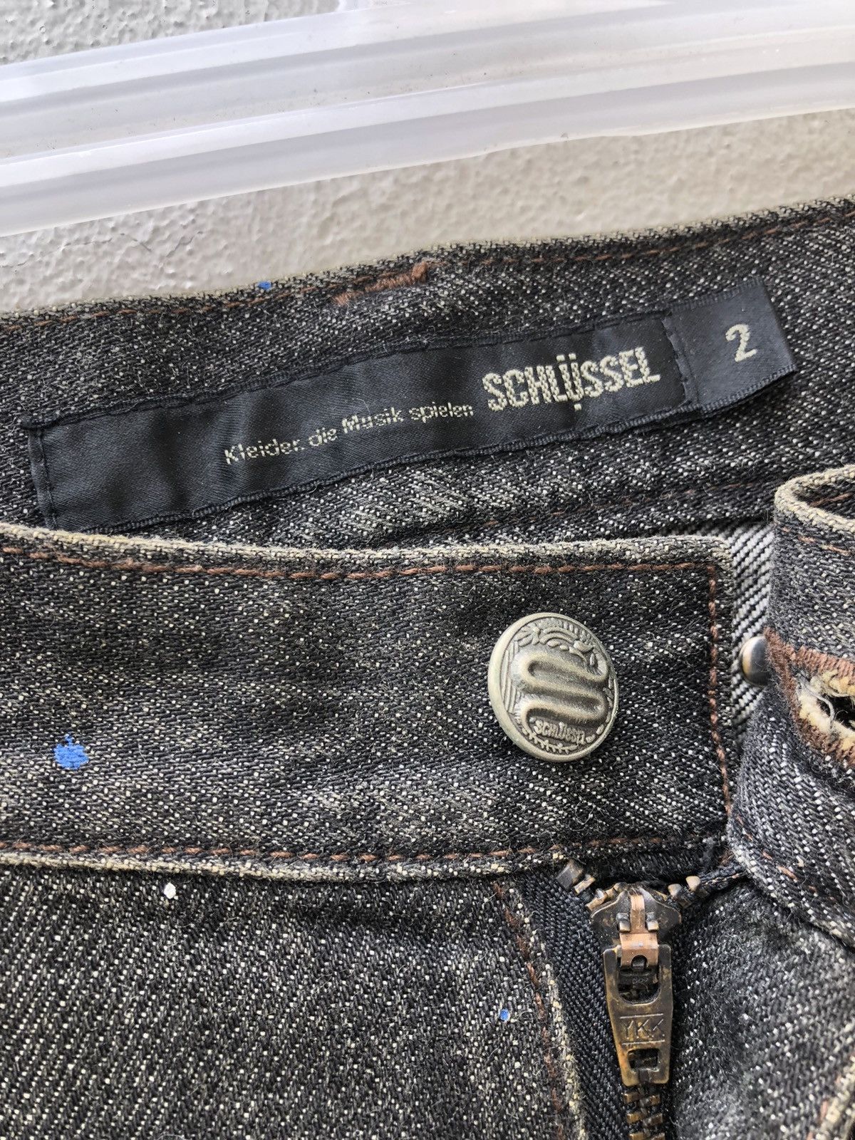 Schlussel Vintage Schlussel Schlussel Japan Rips Distress Flare Jeans Size US 31 - 7 Thumbnail