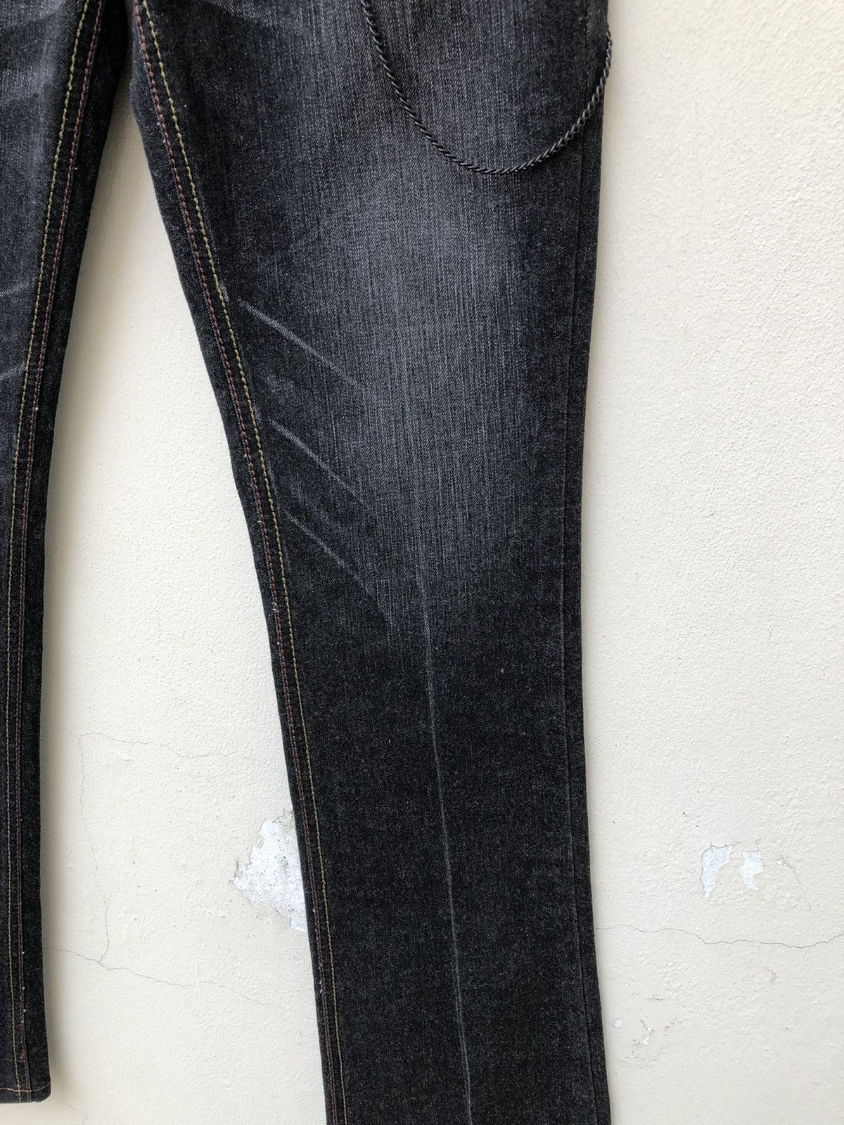 Schlussel Schlussel Japan Black Denim Flare Jeans Size US 29 - 12 Thumbnail