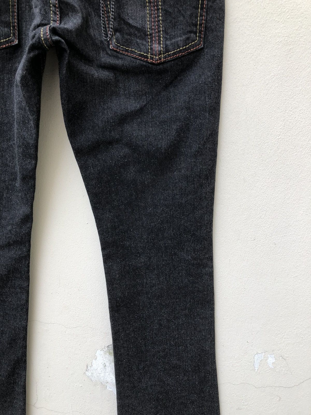 Schlussel Schlussel Japan Black Denim Flare Jeans Size US 29 - 21 Thumbnail