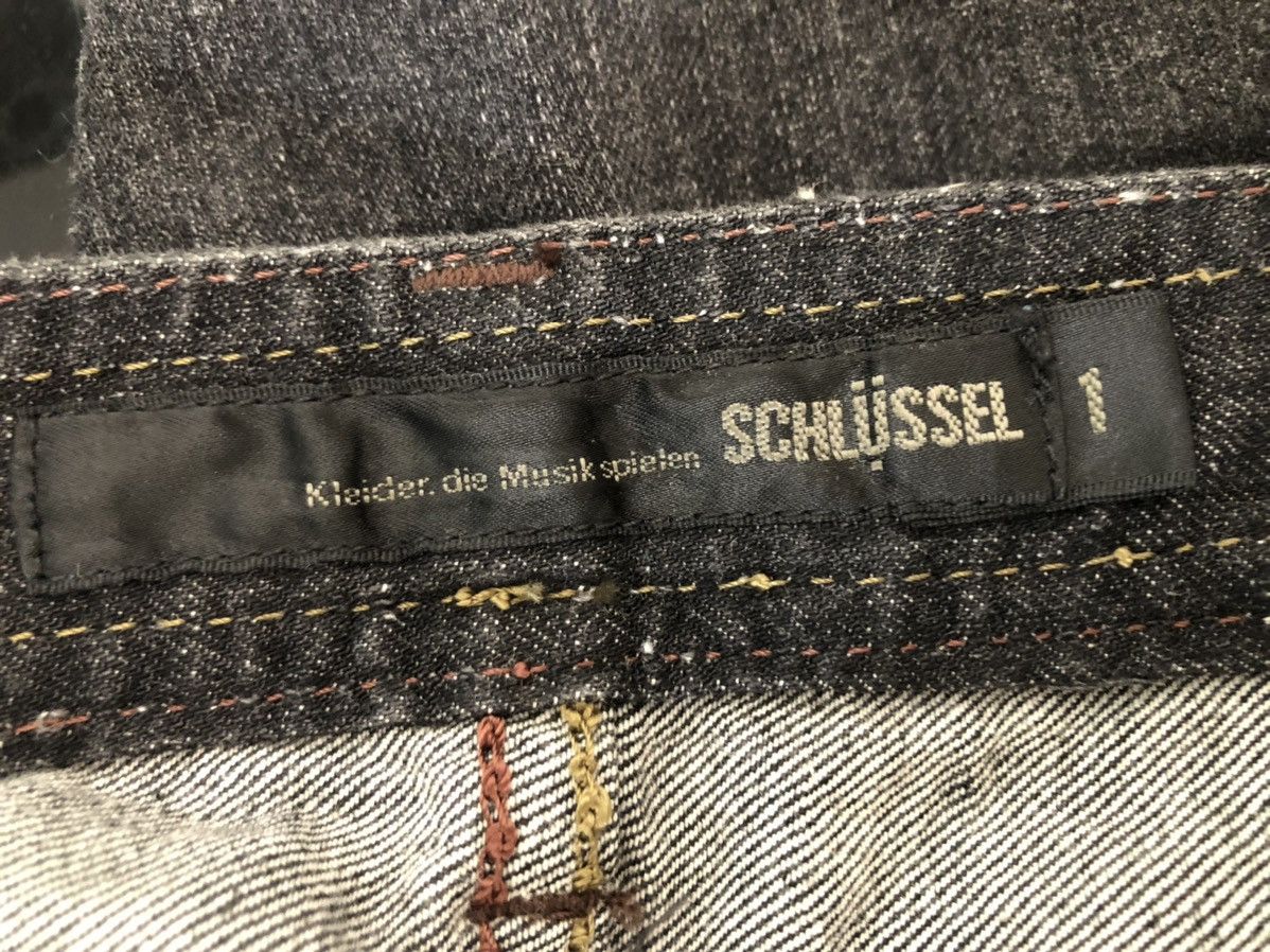 Schlussel Schlussel Japan Black Denim Flare Jeans Size US 29 - 23 Thumbnail