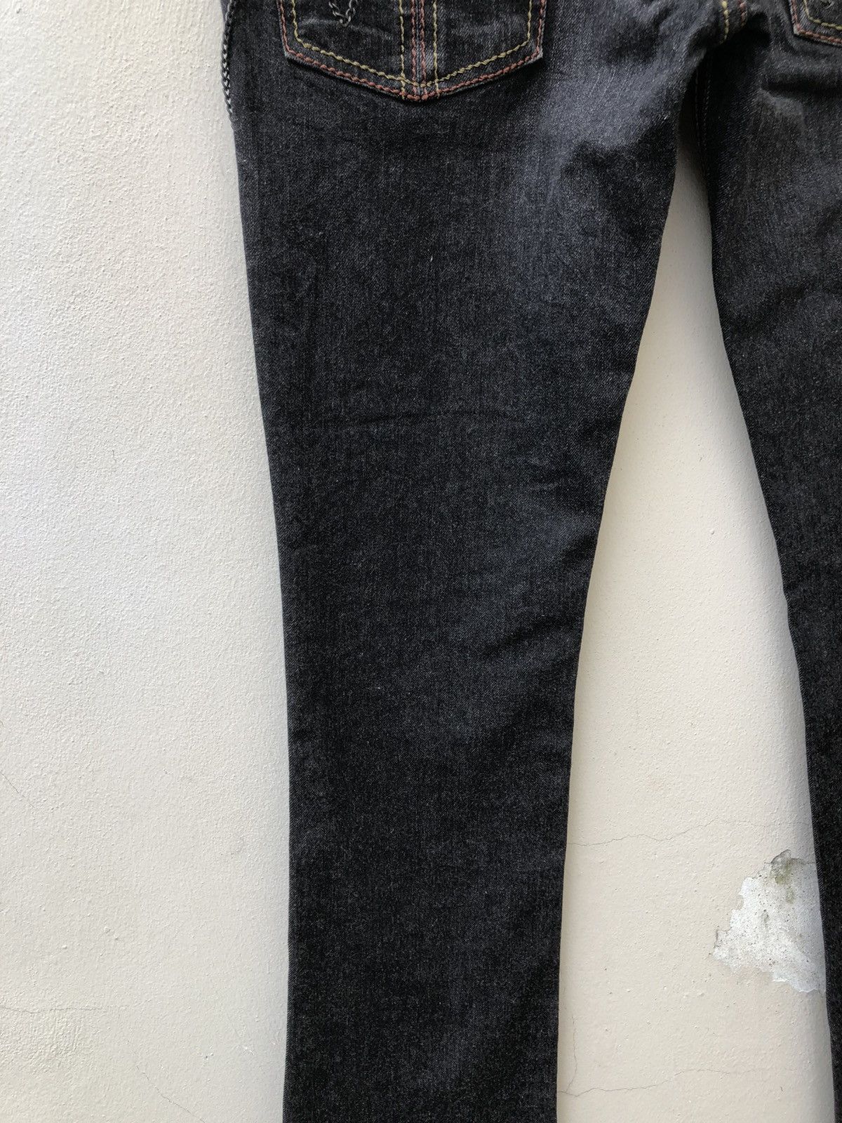 Schlussel Schlussel Japan Black Denim Flare Jeans Size US 29 - 17 Thumbnail