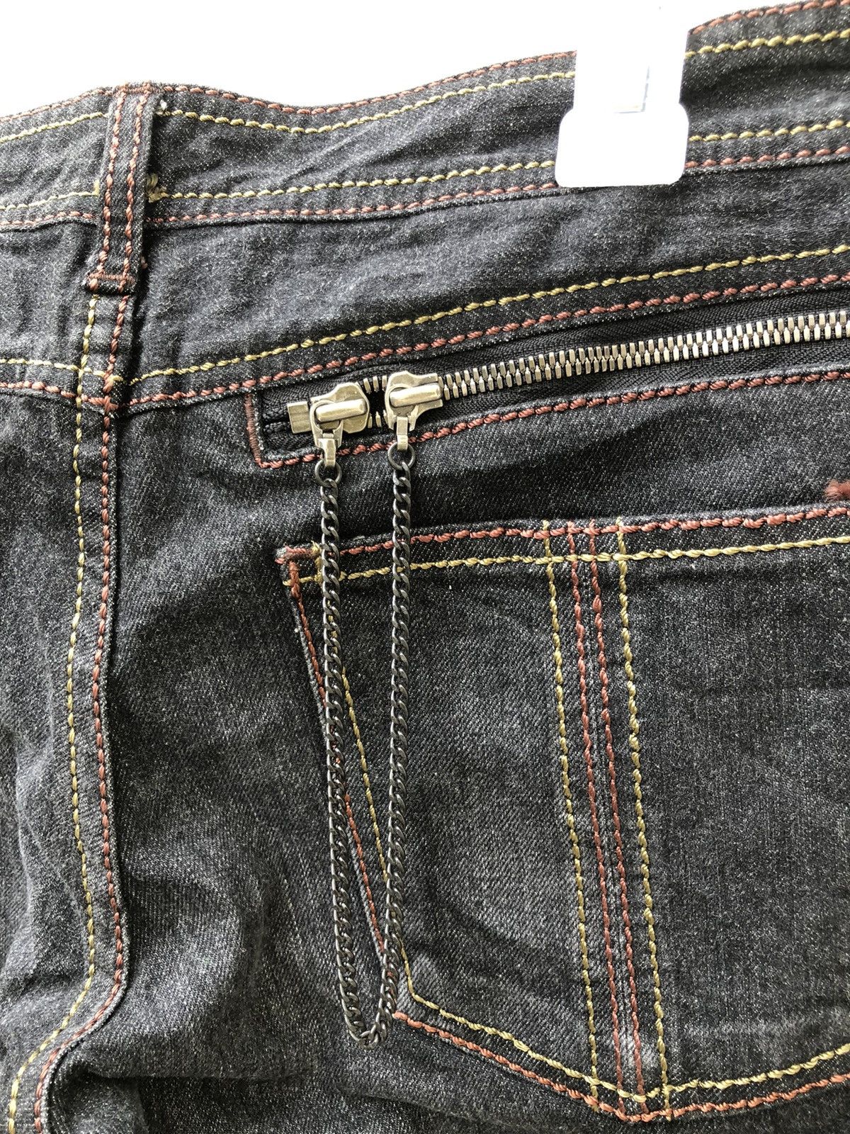 Schlussel Schlussel Japan Black Denim Flare Jeans Size US 29 - 20 Thumbnail