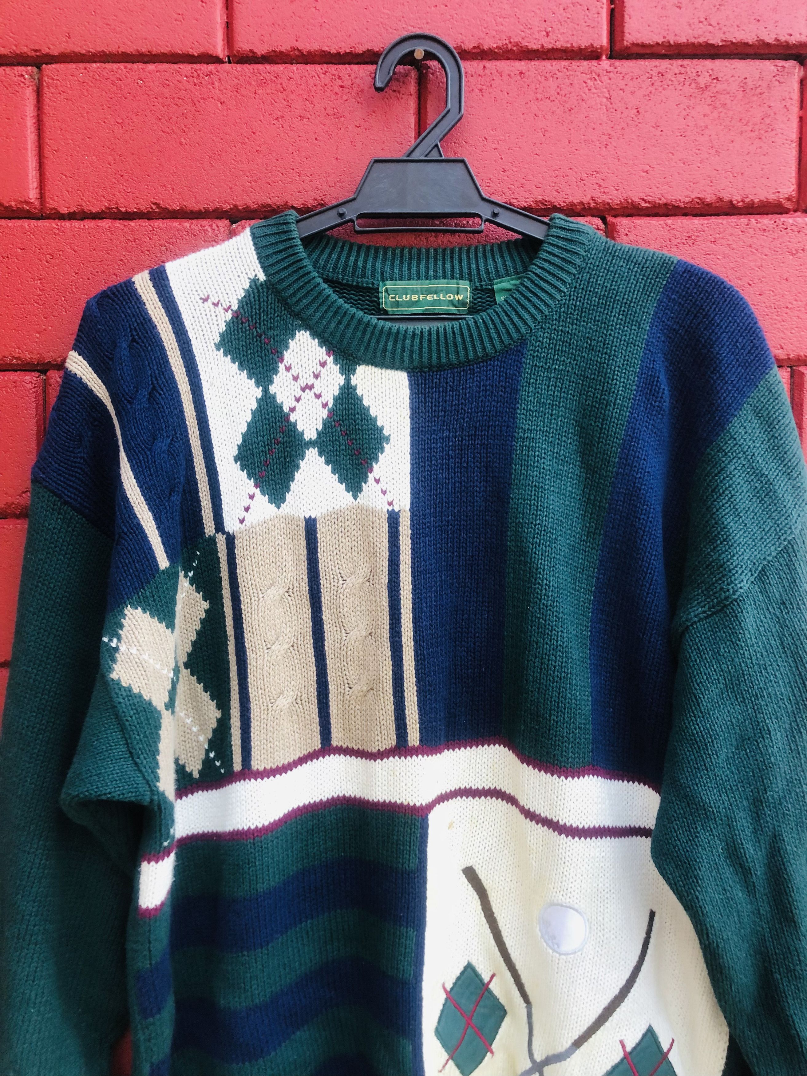 Japanese Brand × Vintage Vintage Clubfellow Knitwear Japan Designed Fashion Style Size US M / EU 48-50 / 2 - 3 Thumbnail