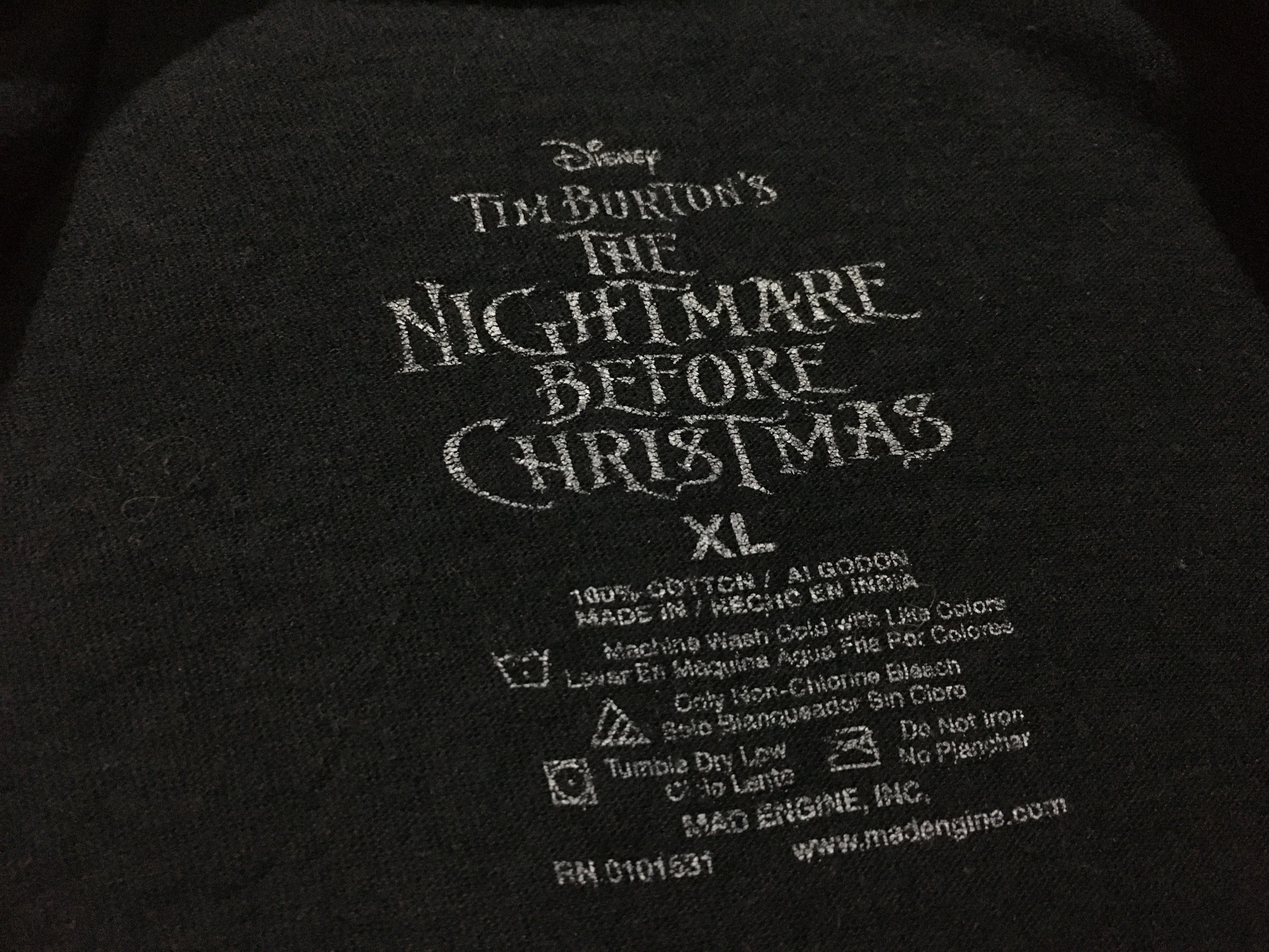 Cartoon Network × Expert Horror Tim Burton’s The Nightmare Before Christmas Size US XL / EU 56 / 4 - 3 Thumbnail