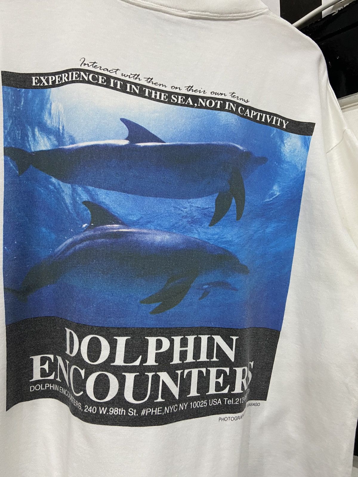 Vintage Vintage Dolphin Encounters Photography By Junji Takasago Tee Size US XL / EU 56 / 4 - 8 Thumbnail