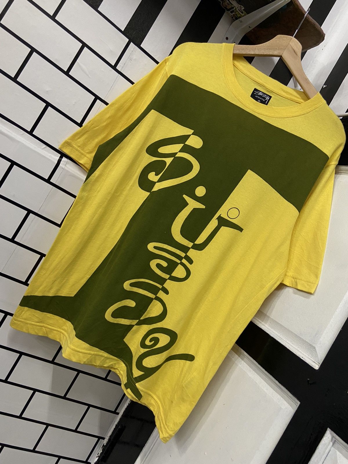 Stussy × Vintage Vintage Stussy Script Overprinted Tshirt Size US L / EU 52-54 / 3 - 3 Thumbnail