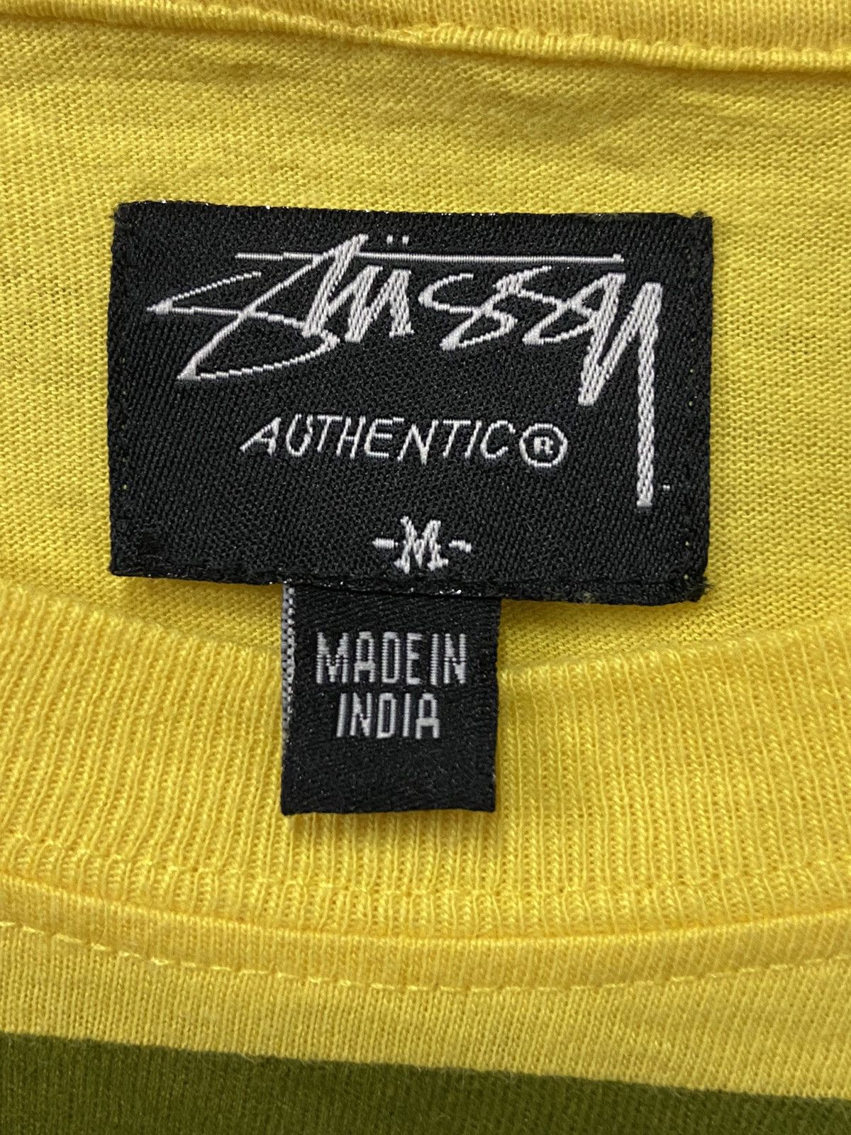 Stussy × Vintage Vintage Stussy Script Overprinted Tshirt Size US L / EU 52-54 / 3 - 6 Thumbnail