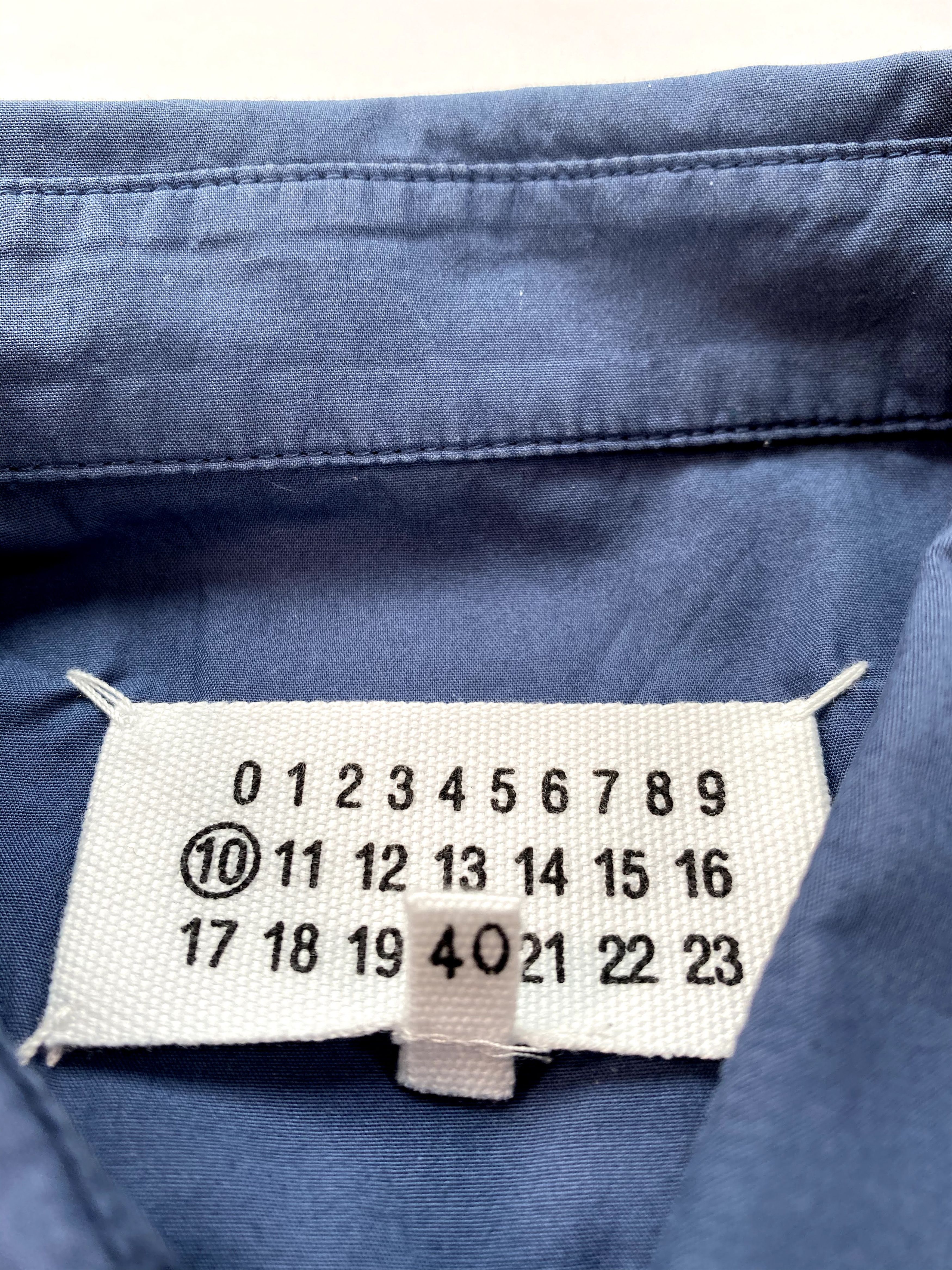 Maison Margiela ⚡️𝐐𝐔𝐈𝐂𝐊 𝐒𝐀𝐋𝐄 2016 Maison Margiela blue Shirt Size US XS / EU 42 / 0 - 3 Thumbnail