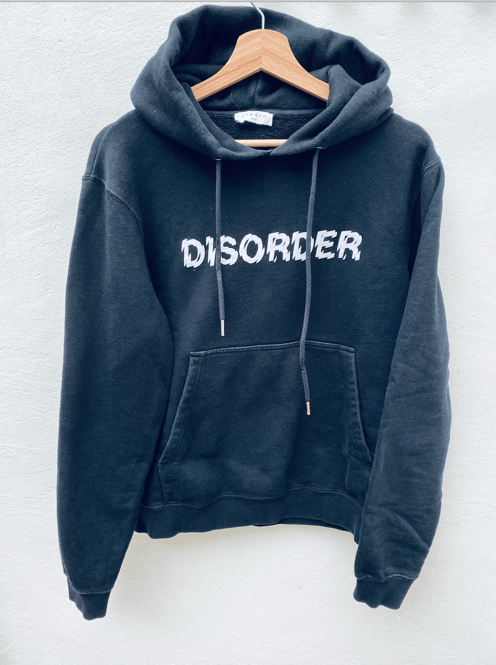 image of Sandro Disorder Hoodie in Black, Men's (Size Small)