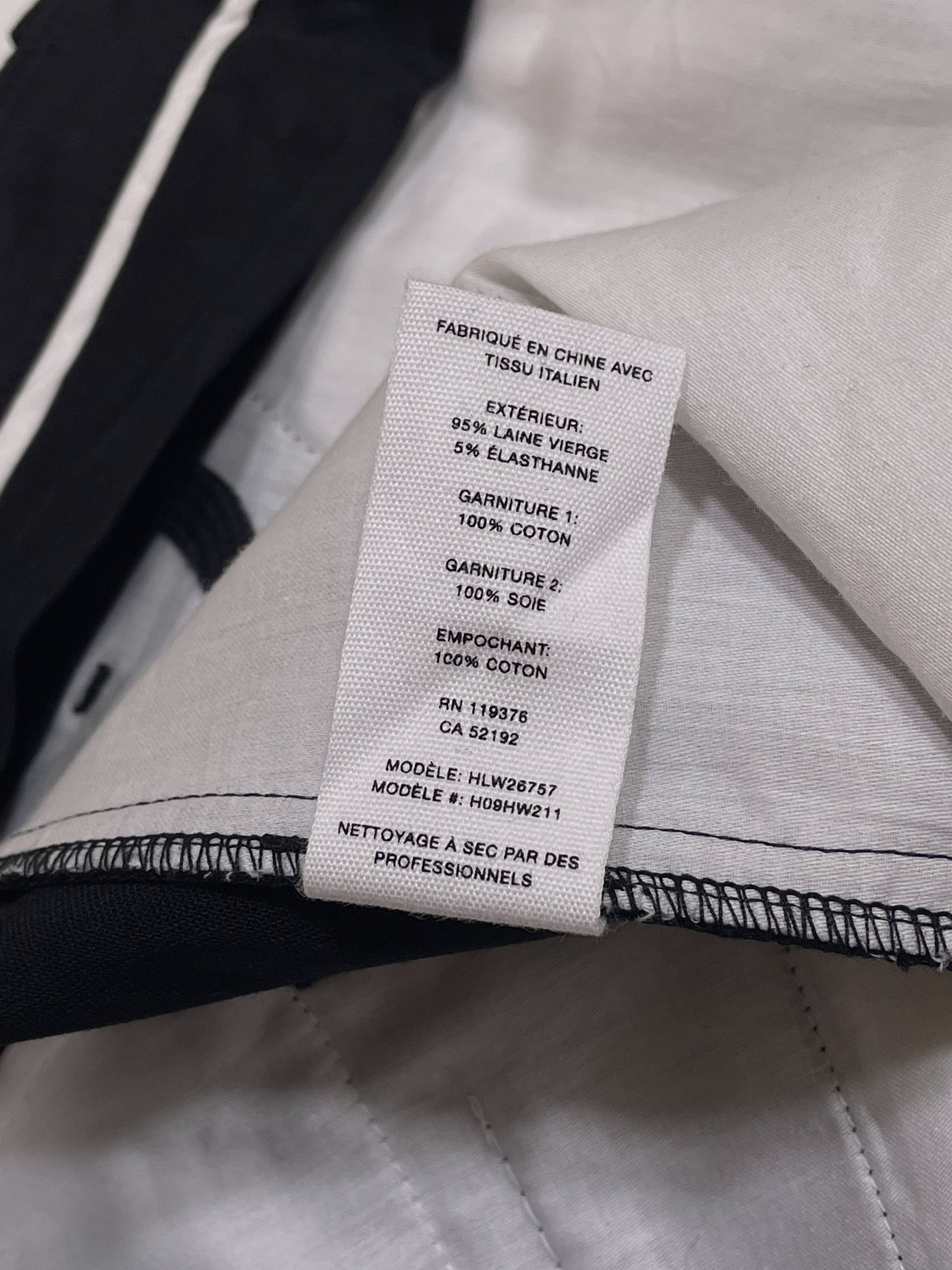 Helmut Lang ⚡️QUICK SALE⚡️Helmut Lang Black Suit Pants Trousers Size 30" / US 8 / IT 44 - 4 Thumbnail