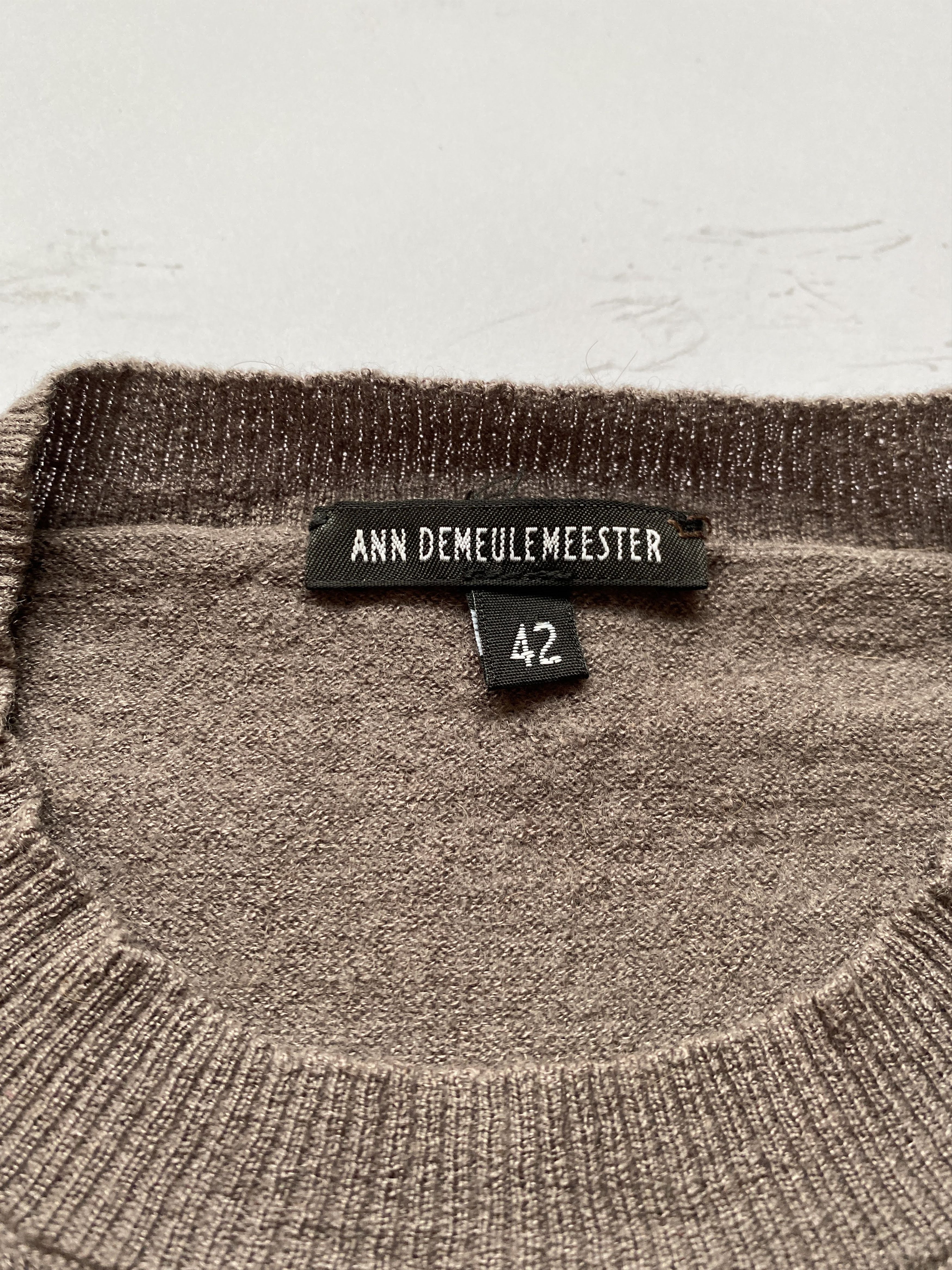 Ann Demeulemeester ⚡️QUICK SALE⚡️ Ann Demeulemeester Brown Knit Sweater Size M / US 6-8 / IT 42-44 - 3 Thumbnail