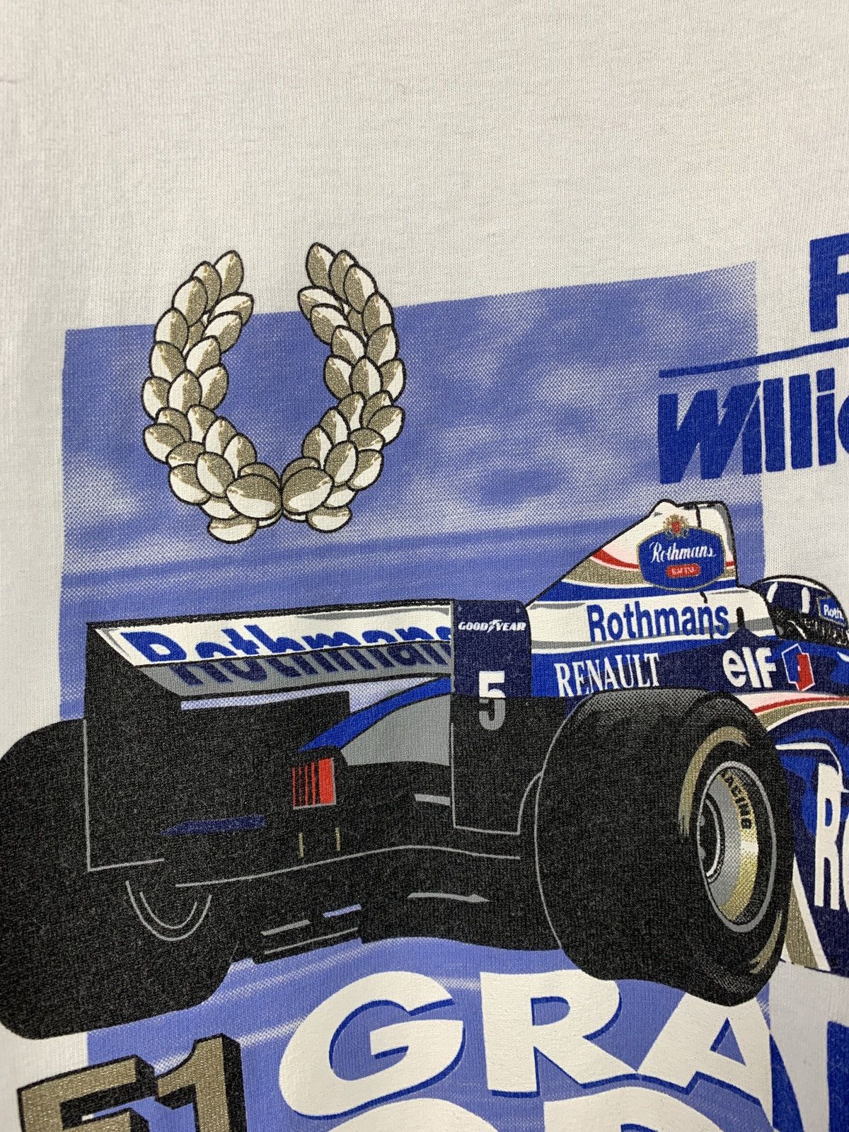 Formula 1 1996 Vintage Rothmans Williams Renault F1 Grand Prix T-Shirt Size US S / EU 44-46 / 1 - 5 Thumbnail