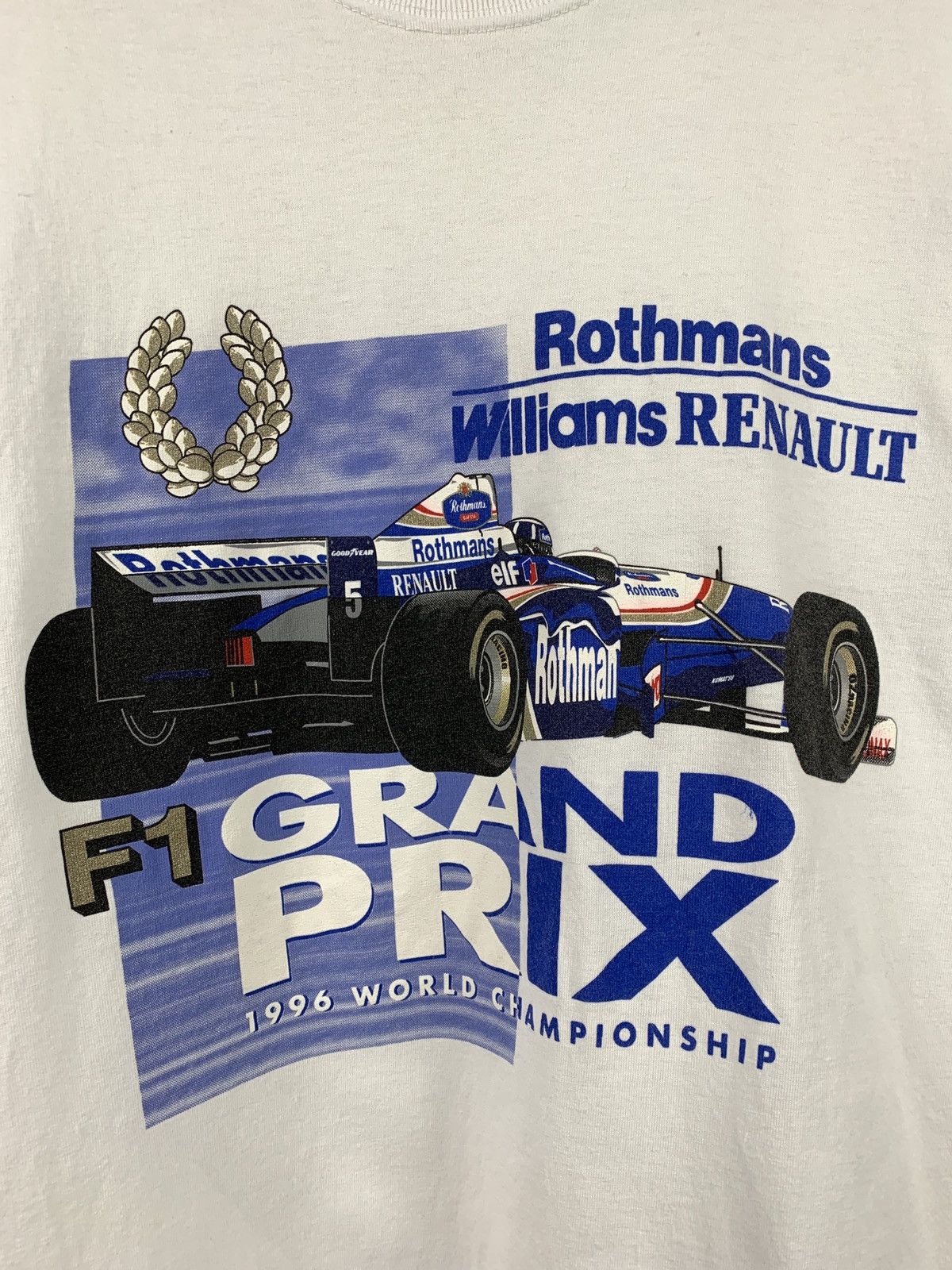 Formula 1 1996 Vintage Rothmans Williams Renault F1 Grand Prix T-Shirt Size US S / EU 44-46 / 1 - 4 Thumbnail