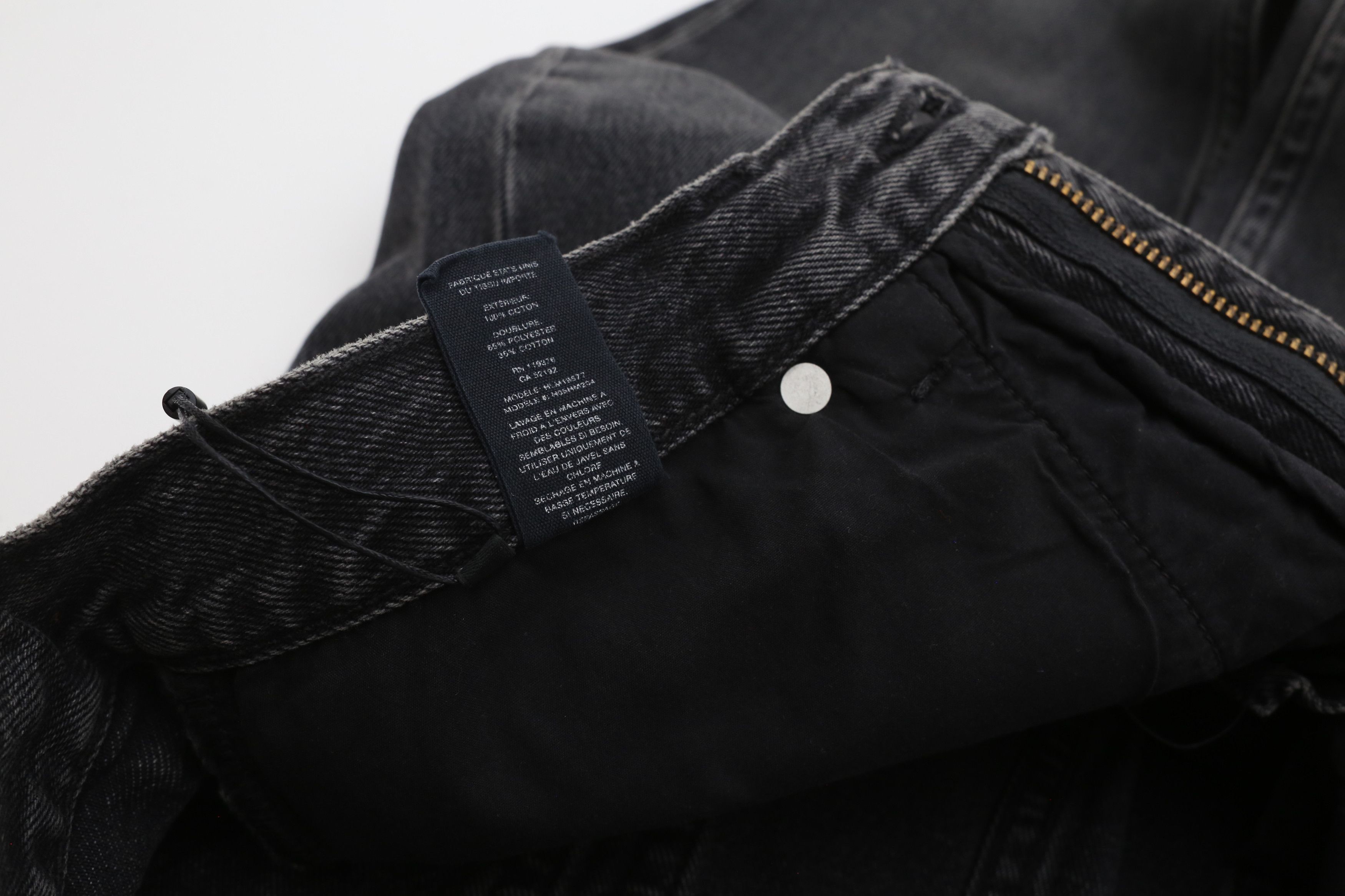 Helmut Lang ⚡️QUICK SALE⚡️Helmut Lang Black Denim Jeans Size US 30 / EU 46 - 5 Thumbnail