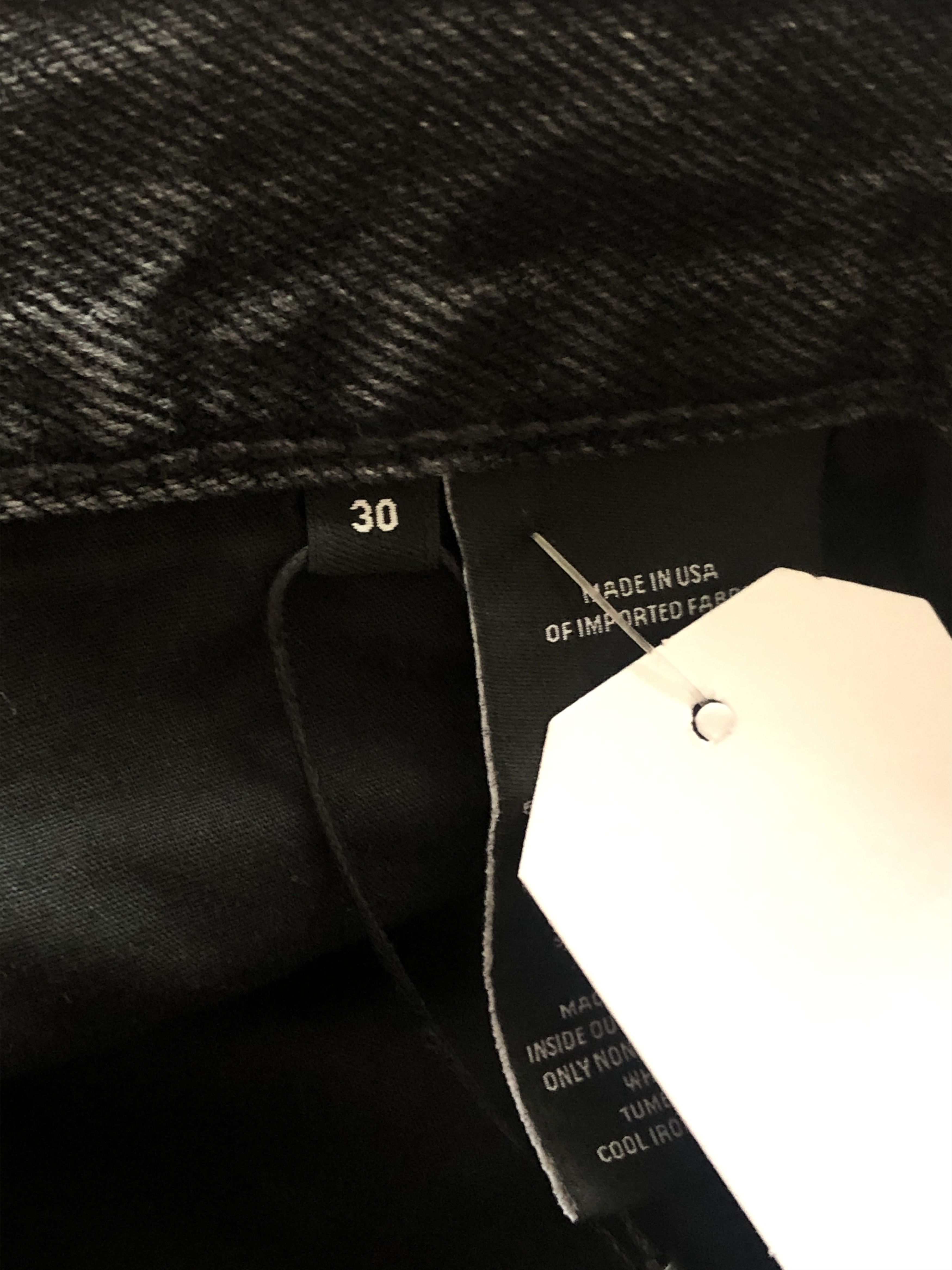 Helmut Lang ⚡️QUICK SALE⚡️Helmut Lang Black Denim Jeans Size US 30 / EU 46 - 6 Thumbnail