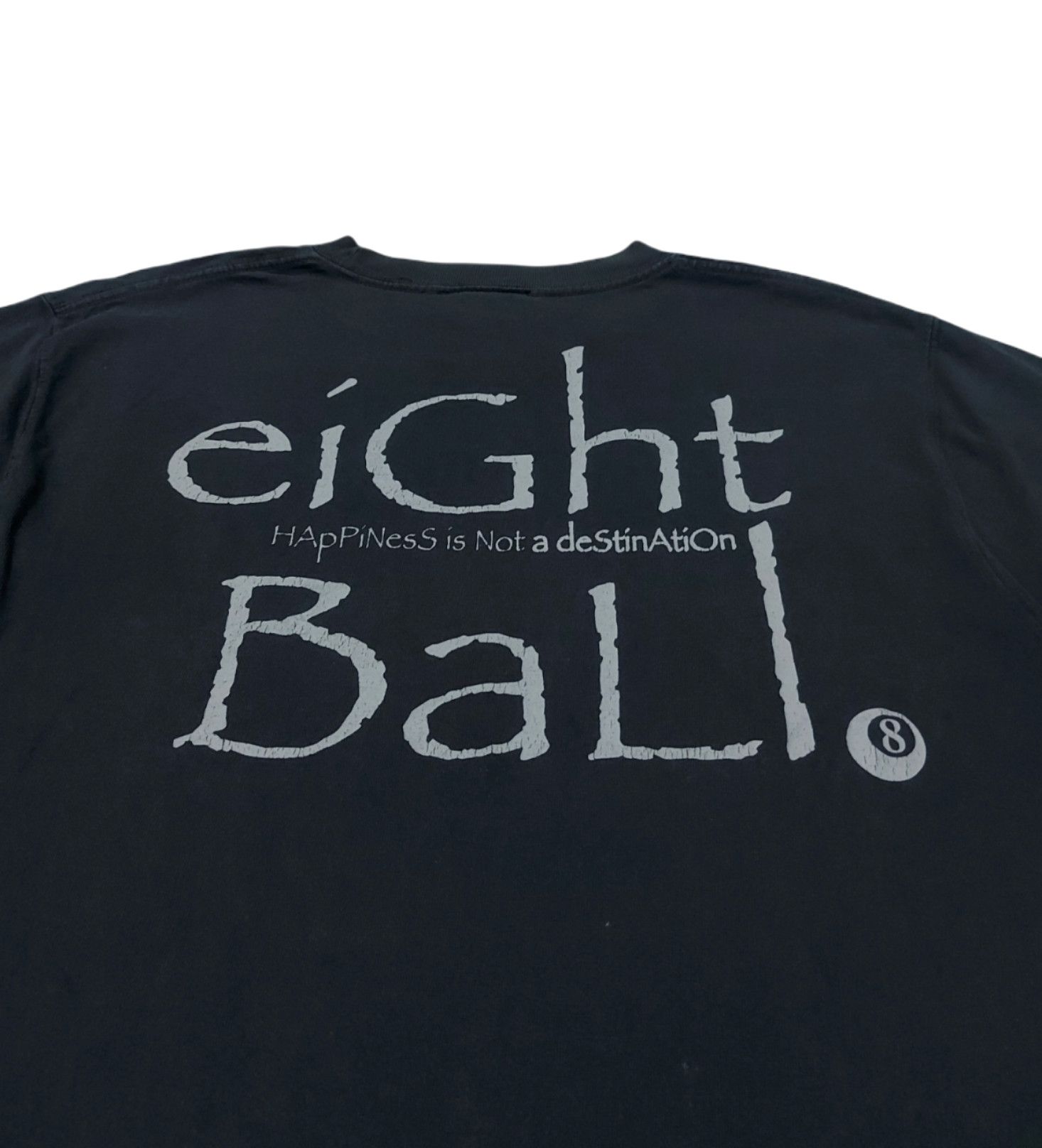 Other RARE! EIGHT BALL "HAPPINESS IS NOT A DESTINATION" Size US M / EU 48-50 / 2 - 5 Thumbnail
