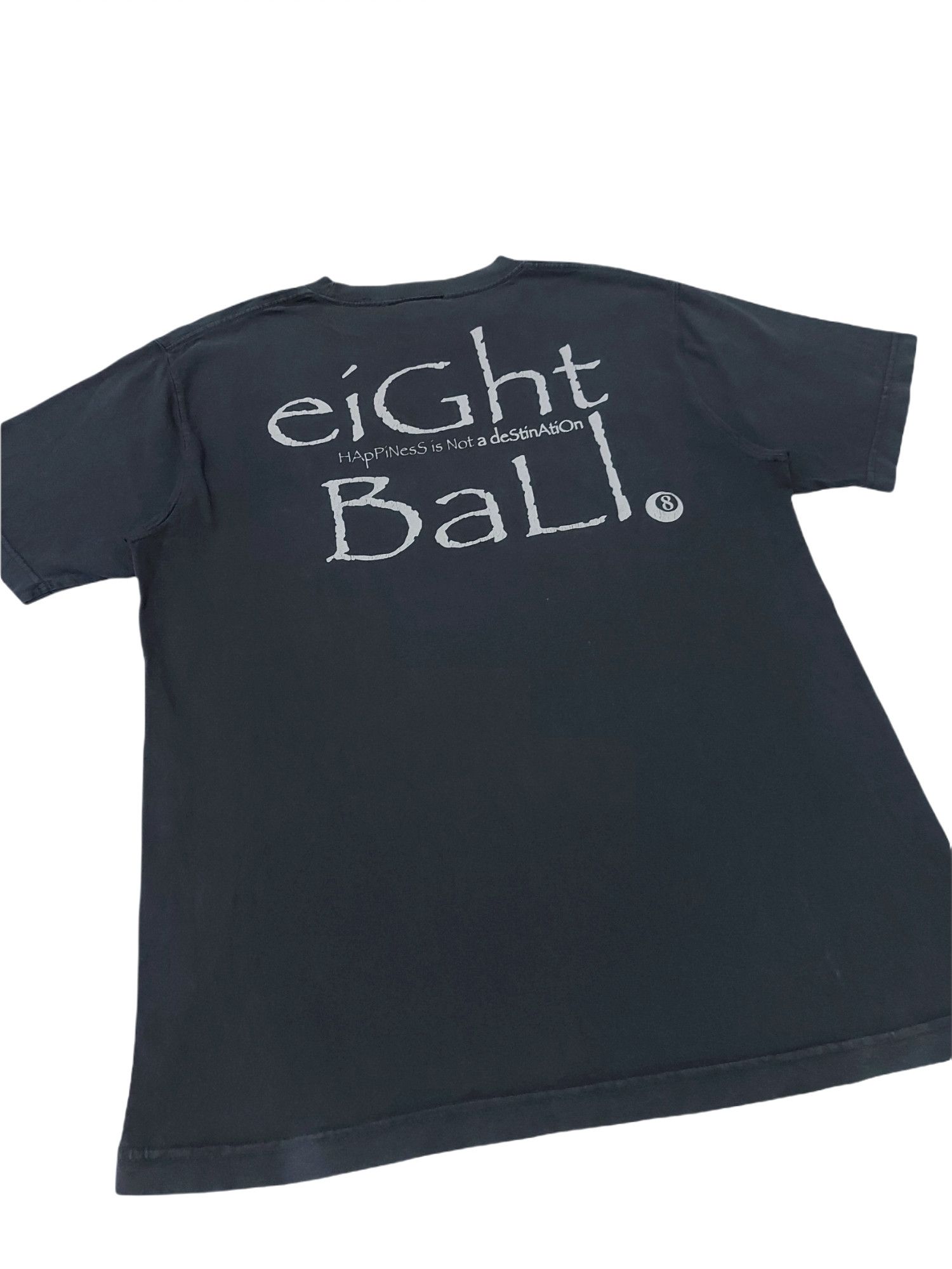 Other RARE! EIGHT BALL "HAPPINESS IS NOT A DESTINATION" Size US M / EU 48-50 / 2 - 3 Thumbnail