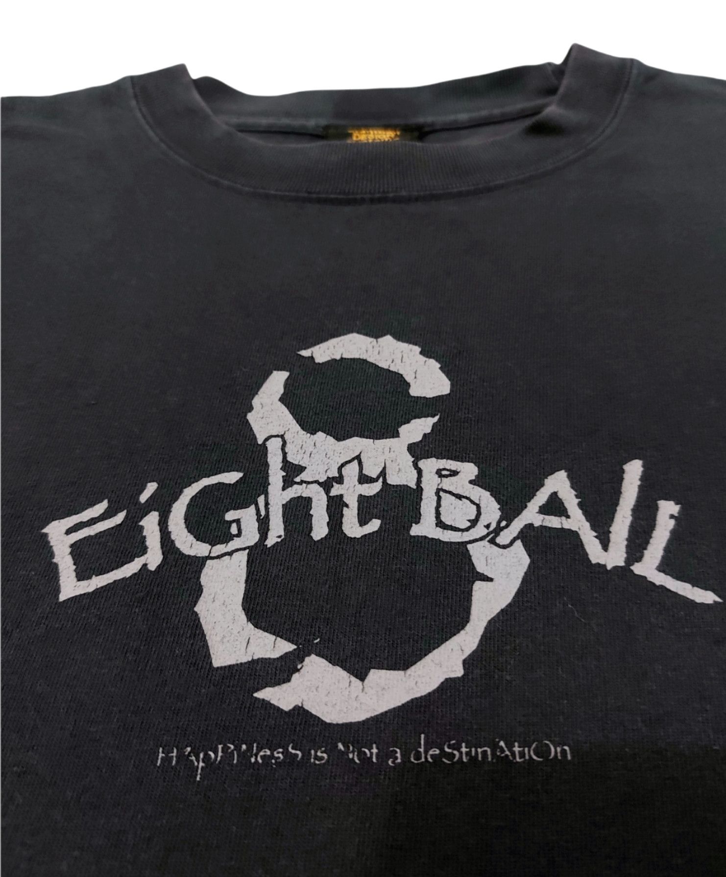 Other RARE! EIGHT BALL "HAPPINESS IS NOT A DESTINATION" Size US M / EU 48-50 / 2 - 6 Thumbnail