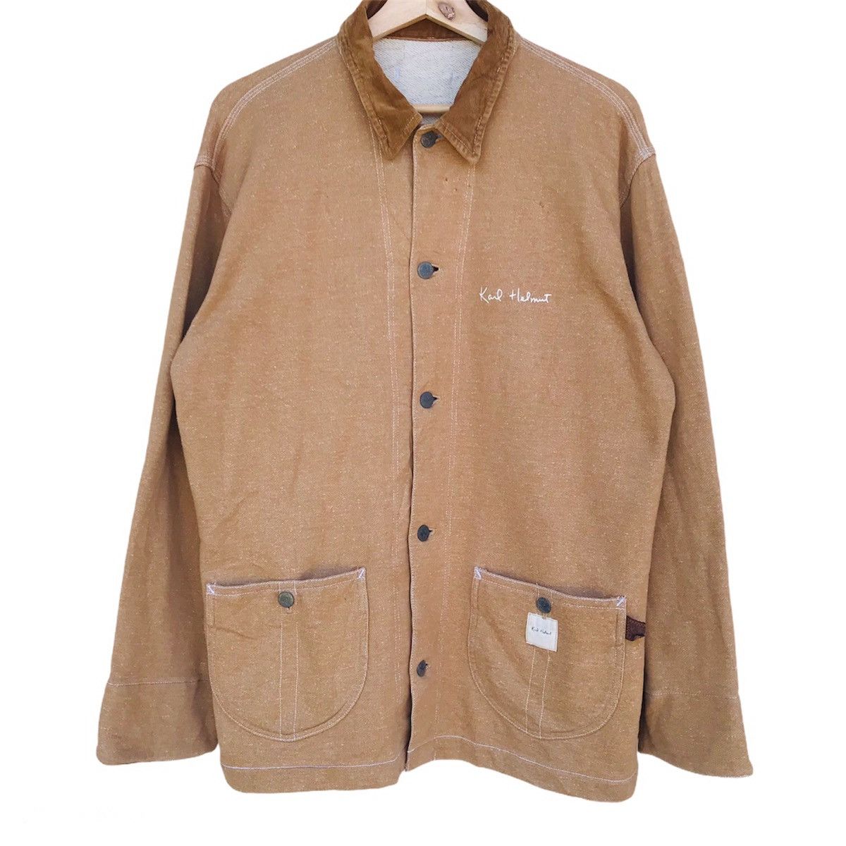 Japanese Brand Rare Karl Helmut brown jacket Large Size US L / EU 52-54 / 3 - 2 Thumbnail