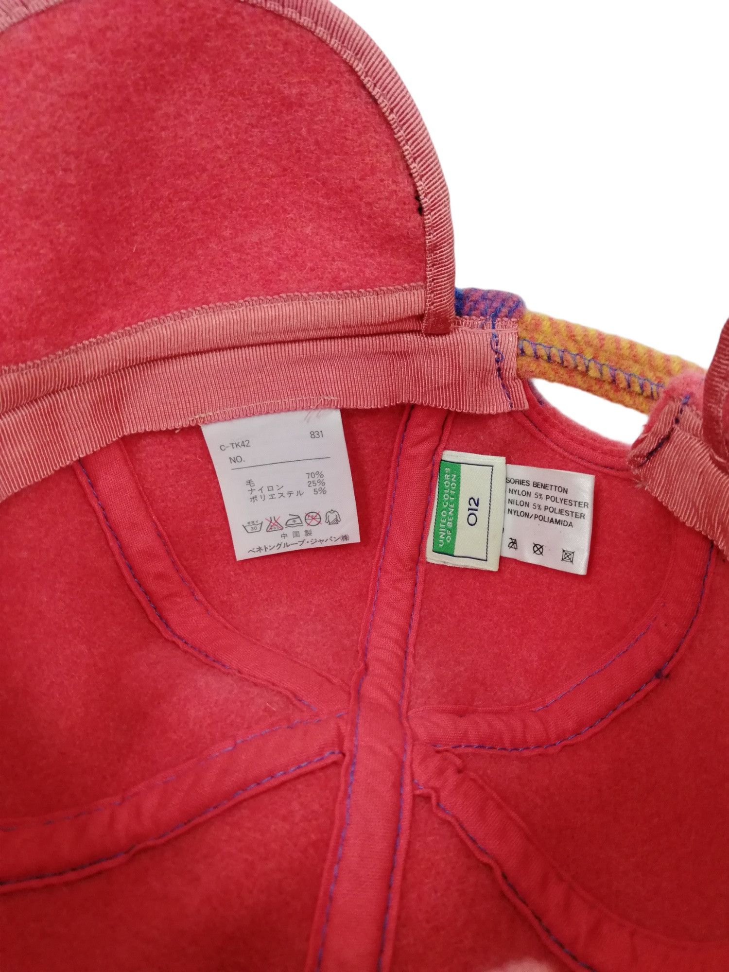 Benetton × United Colors Of Benetton 🔥SUMMER SALE 🏖 U.C.O.B. Wool Baseball Cap / Hat Cap Size ONE SIZE - 9 Thumbnail