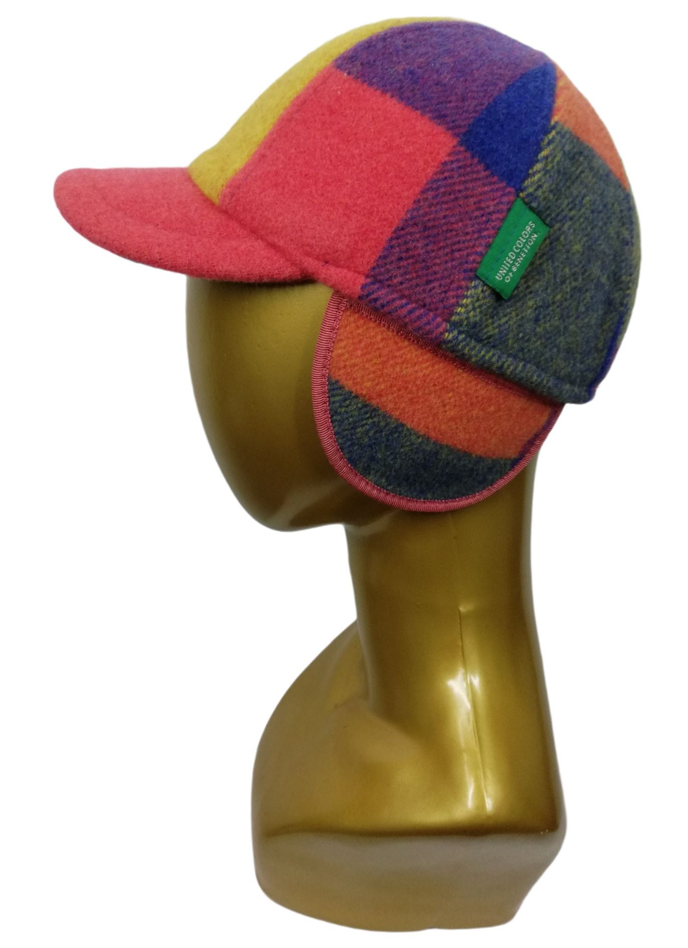 Benetton × United Colors Of Benetton 🔥SUMMER SALE 🏖 U.C.O.B. Wool Baseball Cap / Hat Cap Size ONE SIZE - 1 Thumbnail