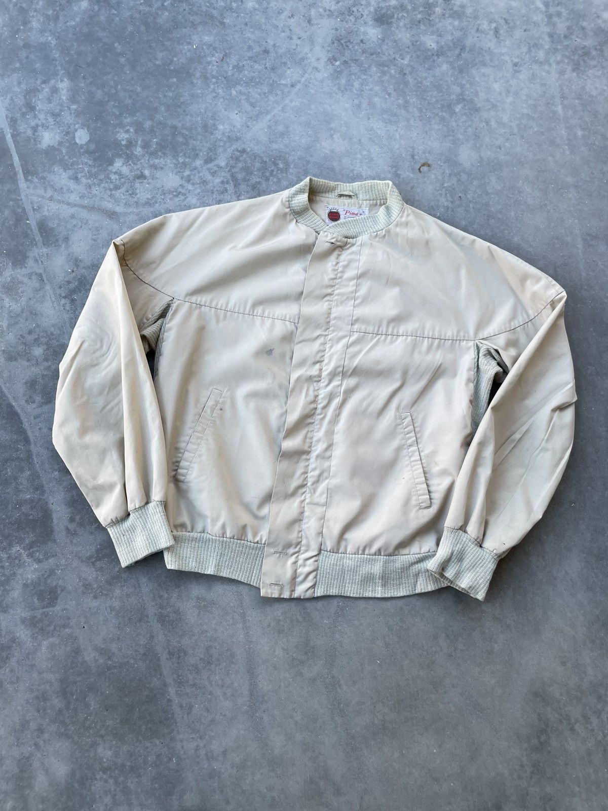 Vintage Vintage 70's Light Windbreaker Work Jacket Size US M / EU 48-50 / 2 - 1 Thumbnail