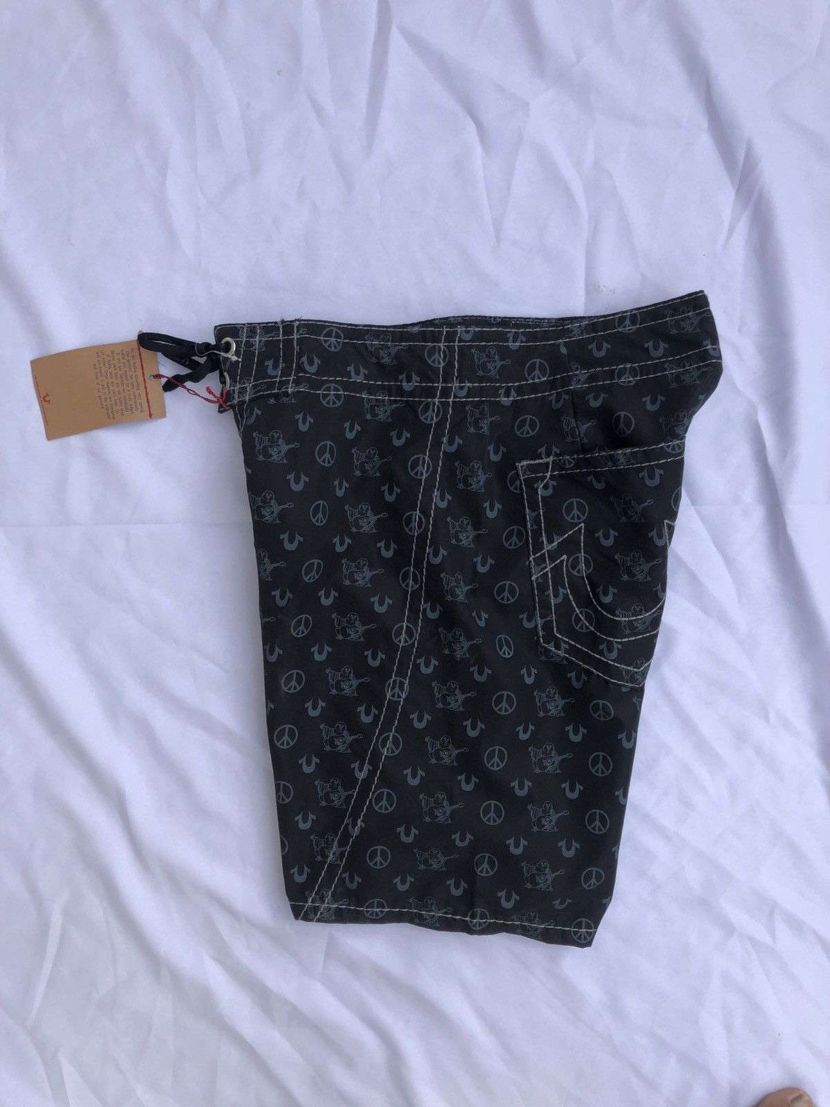 True Religion Vintage NWT True Religion Monogram Swimwear Surf Short Pant Size US 33 - 4 Thumbnail