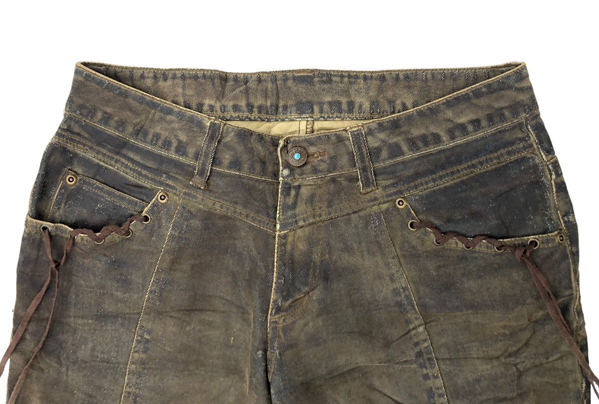 Beauty Beast 🔥 Coat of Arms Bondages Flare Jeans 🔥 Size US 30 / EU 46 - 6 Thumbnail