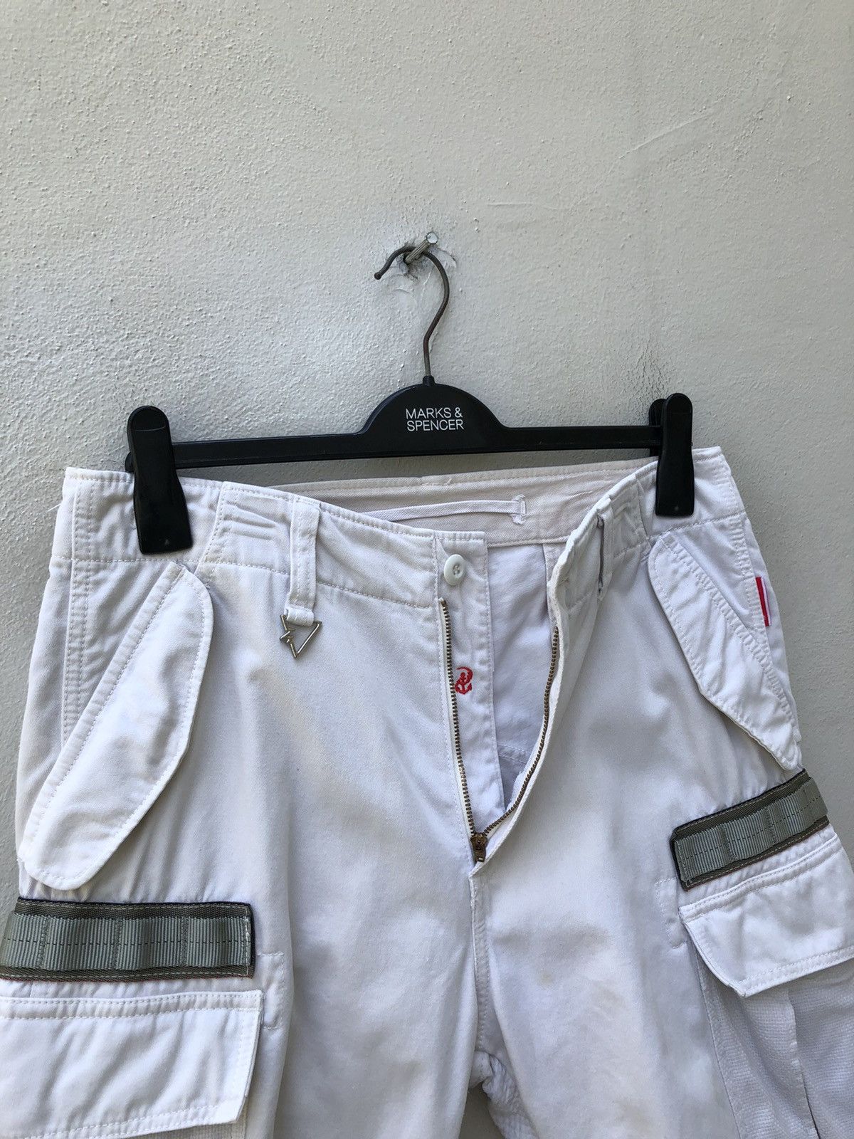 Japanese Brand × WHIZ LIMITED Whiz Limited Japan Tactical Cargo Short White Pant Size US 32 / EU 48 - 8 Thumbnail