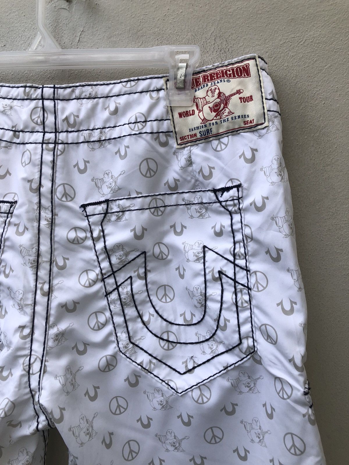 True Religion Vintage NWT True Religion Swim Wear Monogram Surf Short Pant Size US 34 / EU 50 - 21 Thumbnail