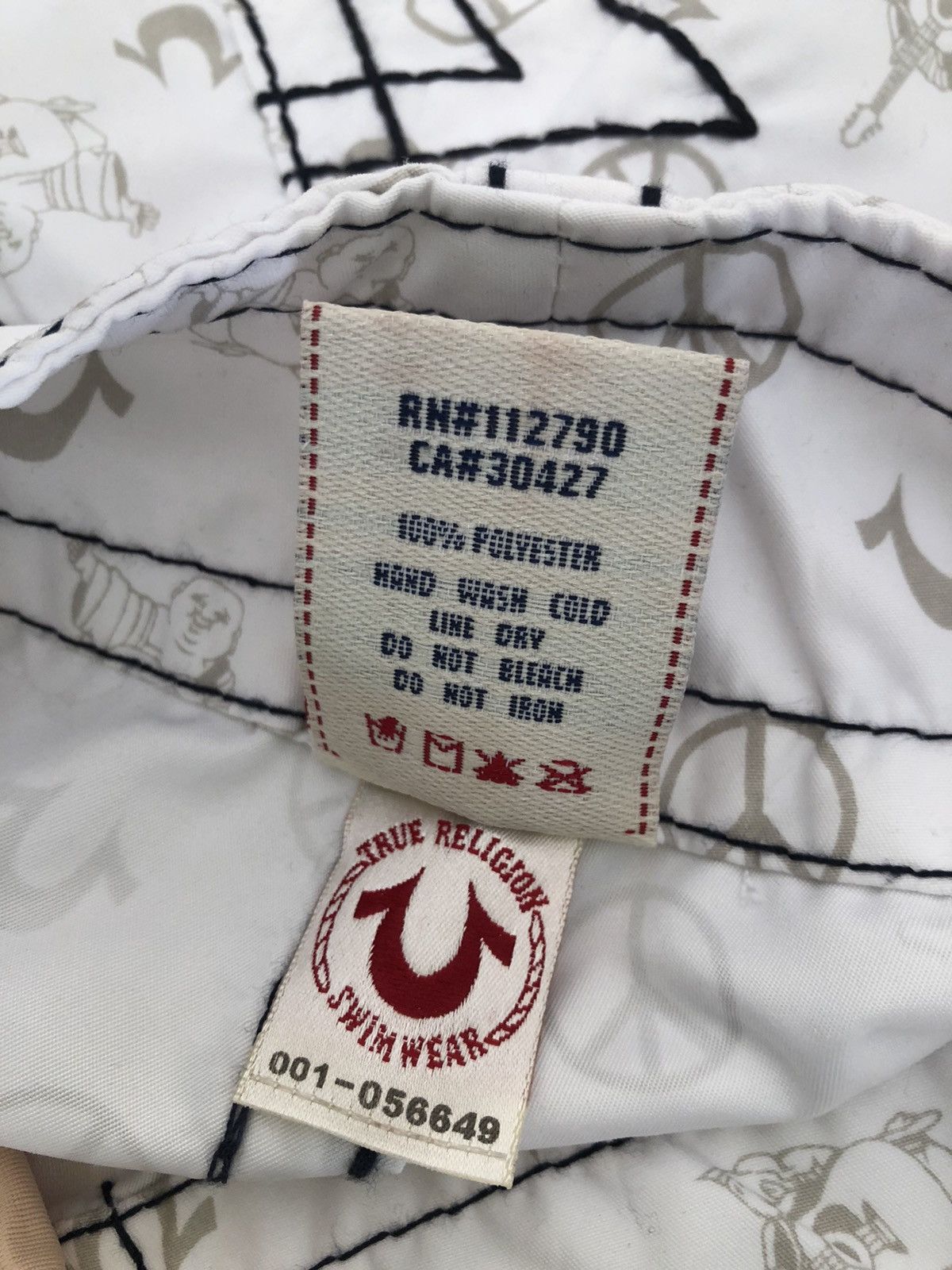 True Religion Vintage NWT True Religion Swim Wear Monogram Surf Short Pant Size US 34 / EU 50 - 25 Thumbnail