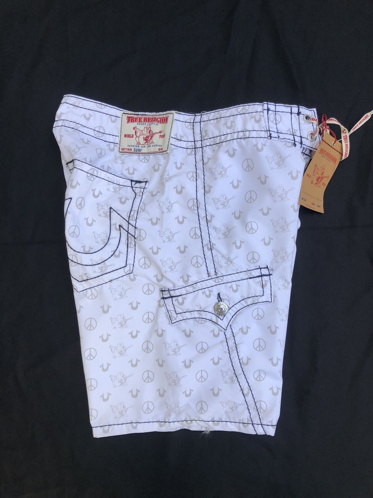 True Religion Vintage NWT True Religion Swim Wear Monogram Surf Short Pant Size US 34 / EU 50 - 6 Thumbnail