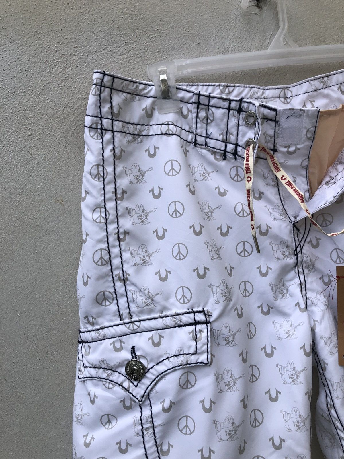 True Religion Vintage NWT True Religion Swim Wear Monogram Surf Short Pant Size US 34 / EU 50 - 14 Thumbnail