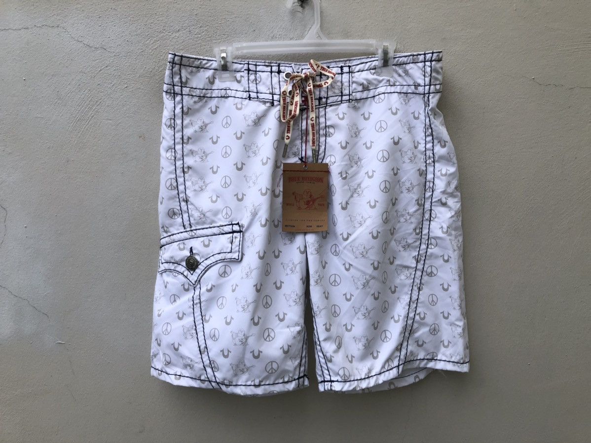 True Religion Vintage NWT True Religion Swim Wear Monogram Surf Short Pant Size US 34 / EU 50 - 8 Thumbnail