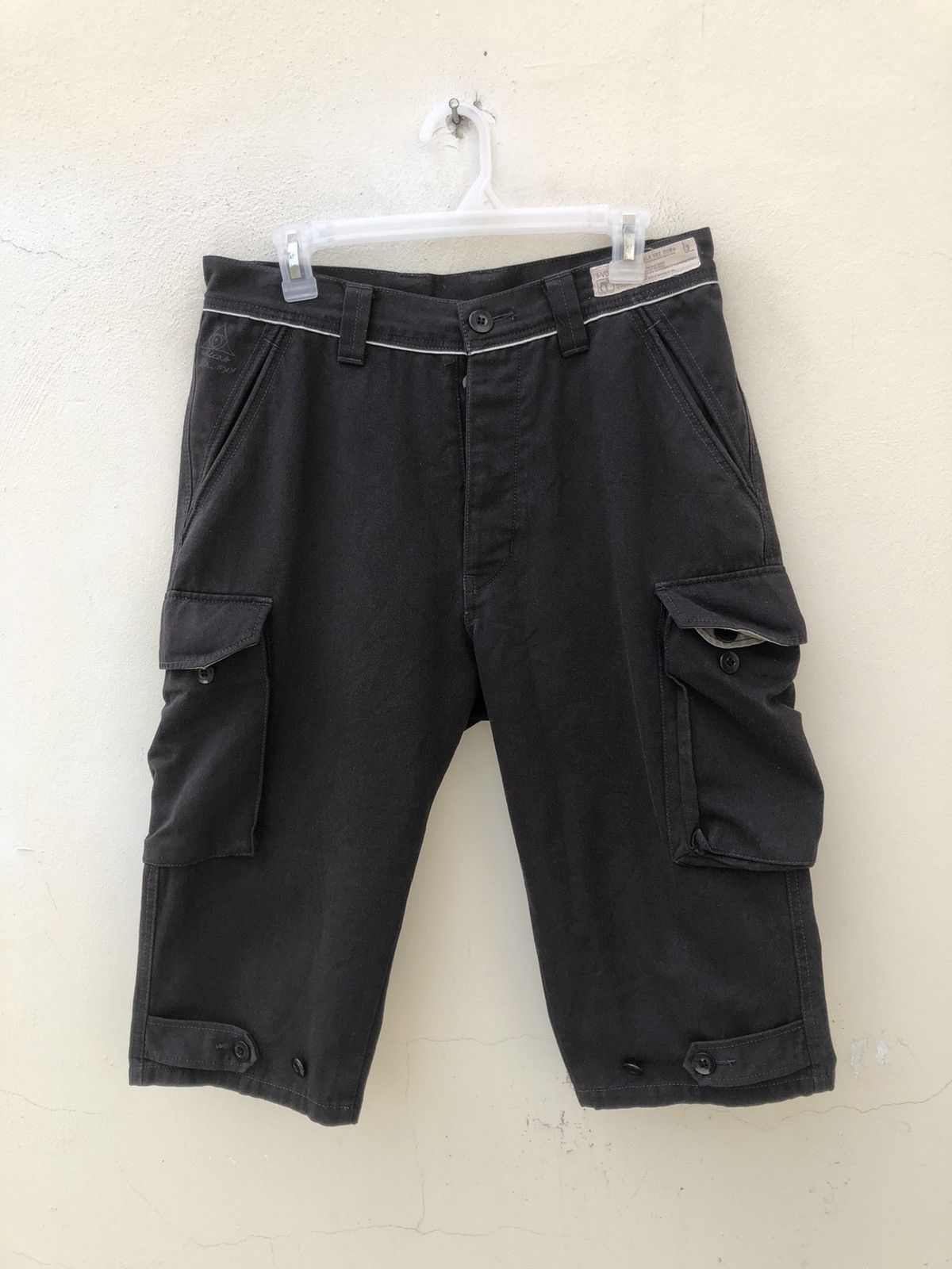 Vintage Vintage ILA VEE DUB Japan Poem Parachute Cargo Short Pant Size US 31 - 6 Thumbnail