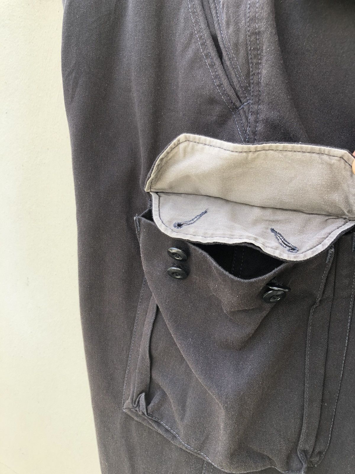 Vintage Vintage ILA VEE DUB Japan Poem Parachute Cargo Short Pant Size US 31 - 22 Thumbnail