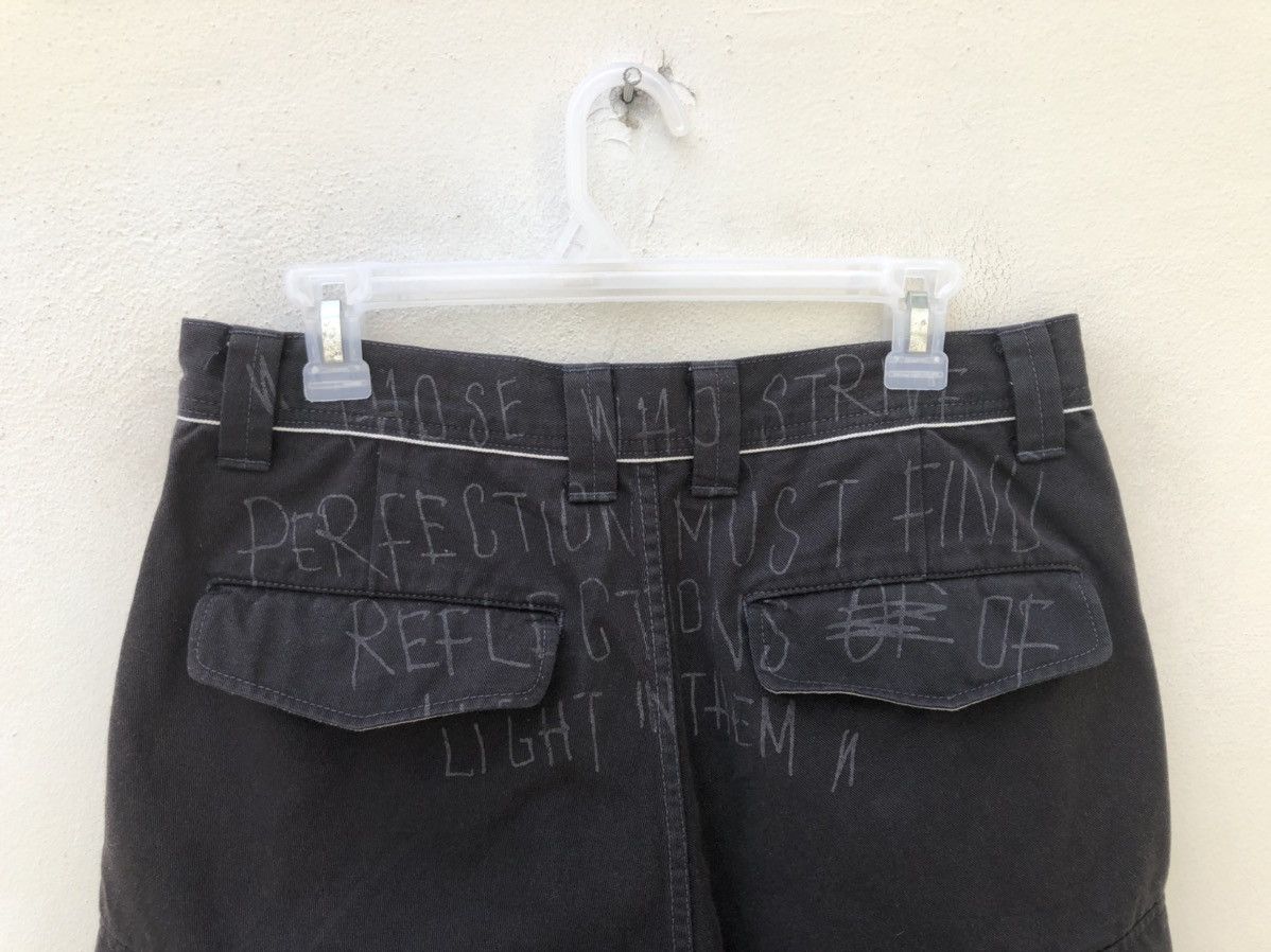 Vintage Vintage ILA VEE DUB Japan Poem Parachute Cargo Short Pant Size US 31 - 16 Thumbnail