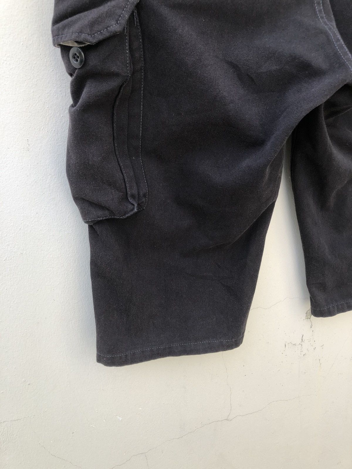 Vintage Vintage ILA VEE DUB Japan Poem Parachute Cargo Short Pant Size US 31 - 18 Thumbnail