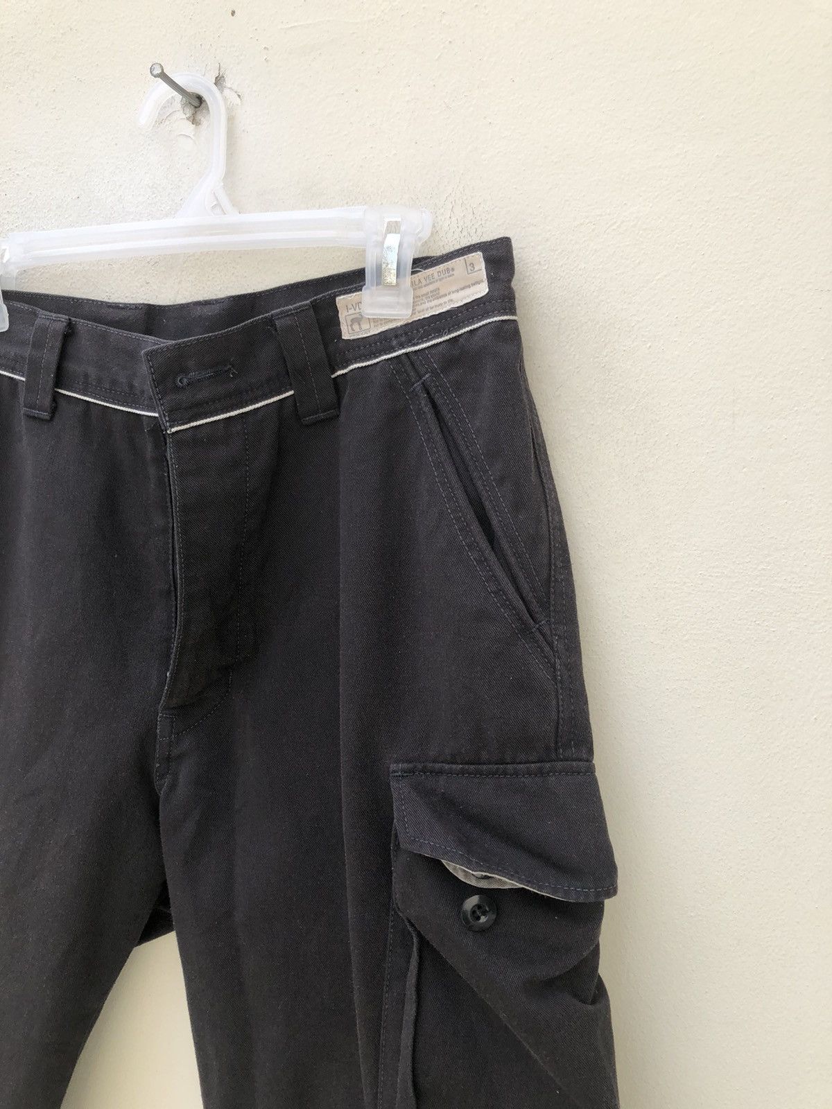 Vintage Vintage ILA VEE DUB Japan Poem Parachute Cargo Short Pant Size US 31 - 12 Thumbnail