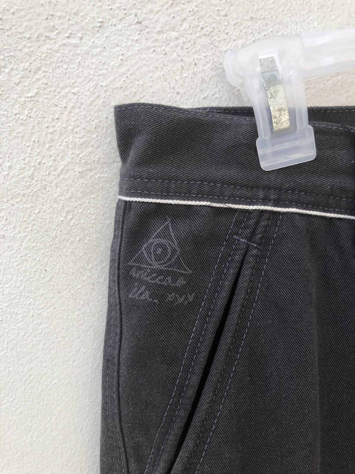 Vintage Vintage ILA VEE DUB Japan Poem Parachute Cargo Short Pant Size US 31 - 8 Thumbnail