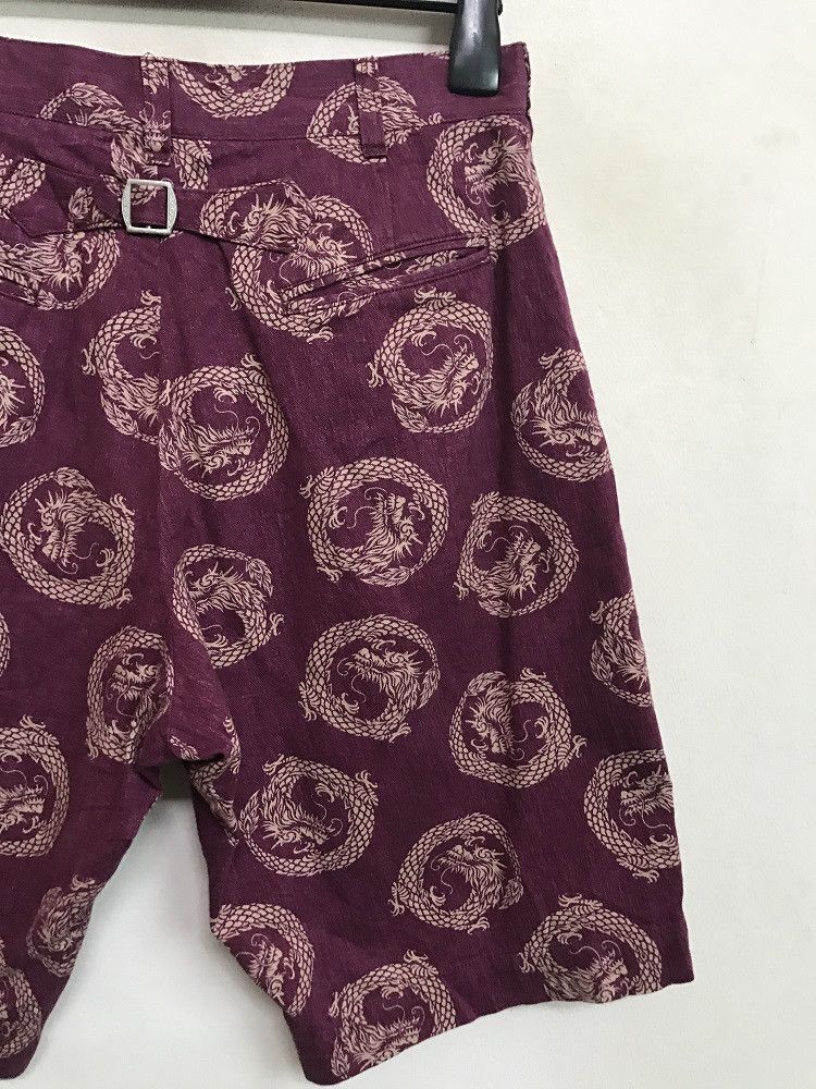 Dry Bones DRY BONES Japan All Over Print Dragon Buckle Back Short Pant Size US 31 - 7 Thumbnail