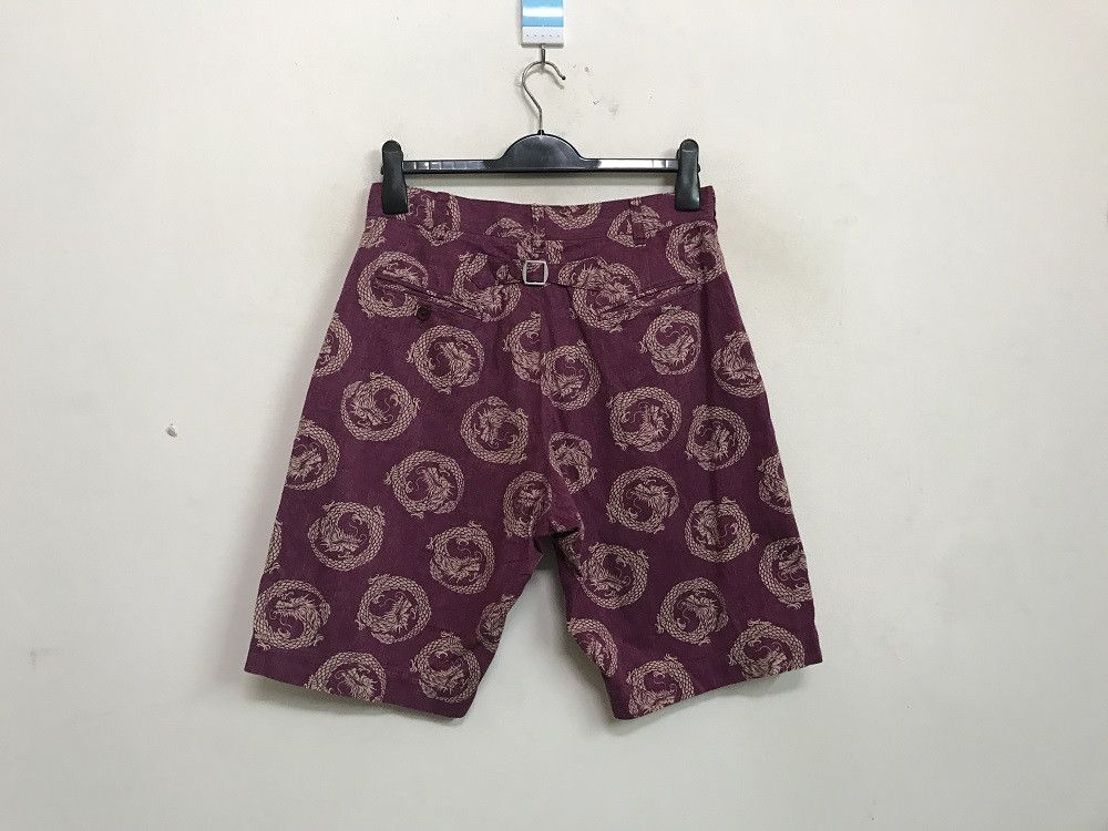 Dry Bones DRY BONES Japan All Over Print Dragon Buckle Back Short Pant Size US 31 - 5 Thumbnail