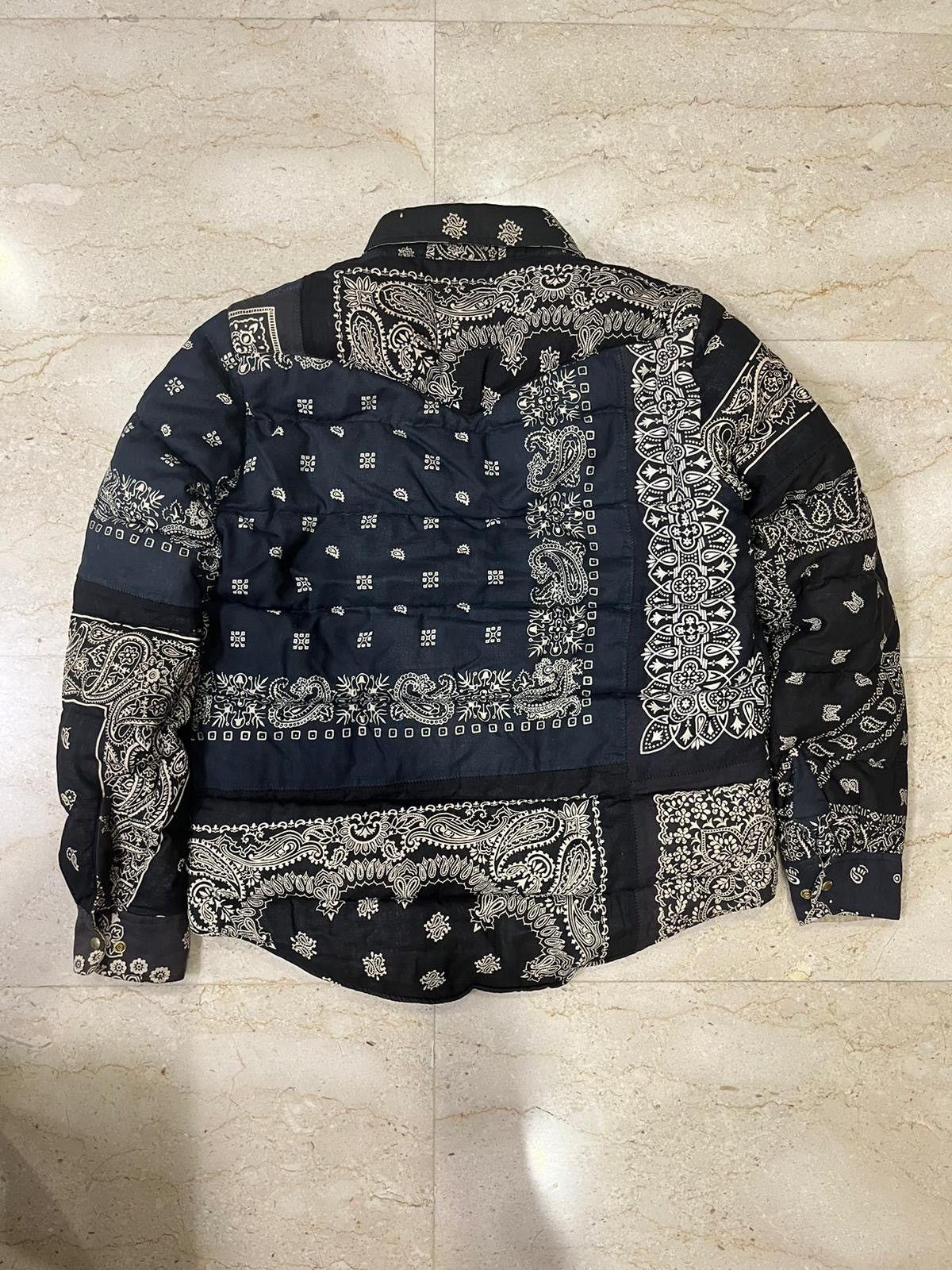 Visvim Visvim 17AW Kerchief Down Jacket Black Bandana Size US M / EU 48-50 / 2 - 3 Thumbnail