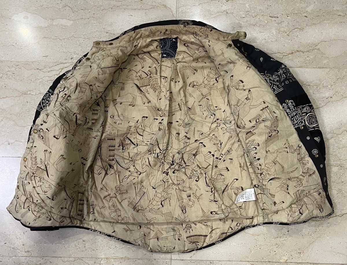 Visvim Visvim 17AW Kerchief Down Jacket Black Bandana Size US M / EU 48-50 / 2 - 8 Thumbnail