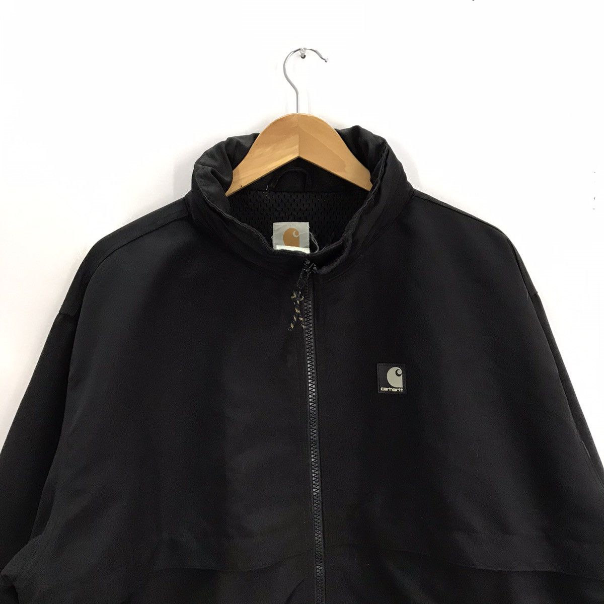 Carhartt × Vintage CARHARTT workwear WINDBREAKER Jacket black design Size US L / EU 52-54 / 3 - 2 Thumbnail