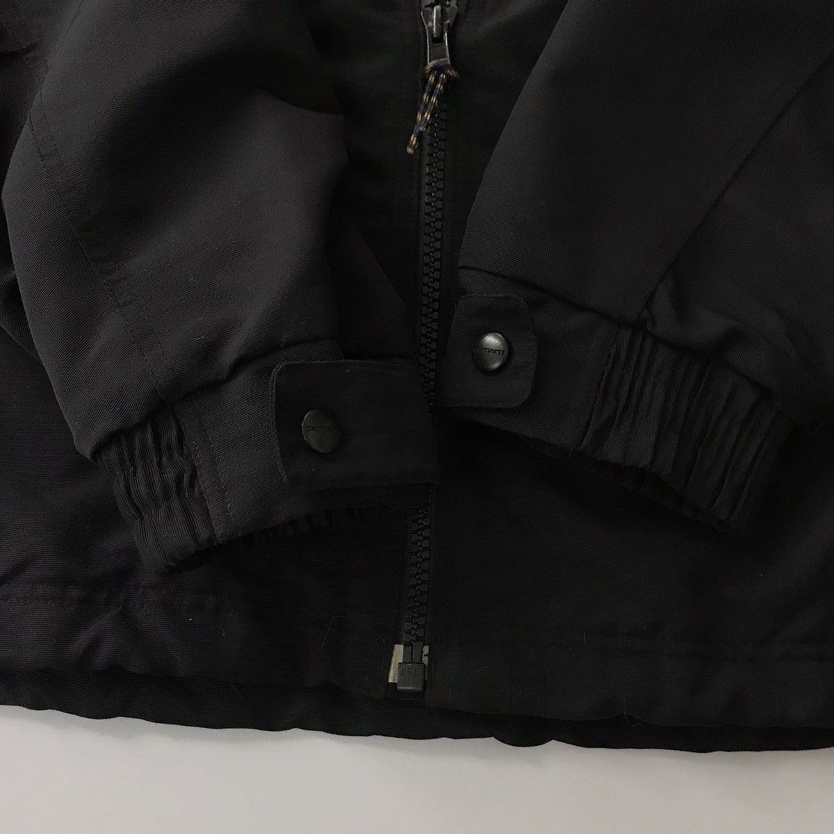Carhartt × Vintage CARHARTT workwear WINDBREAKER Jacket black design Size US L / EU 52-54 / 3 - 8 Thumbnail