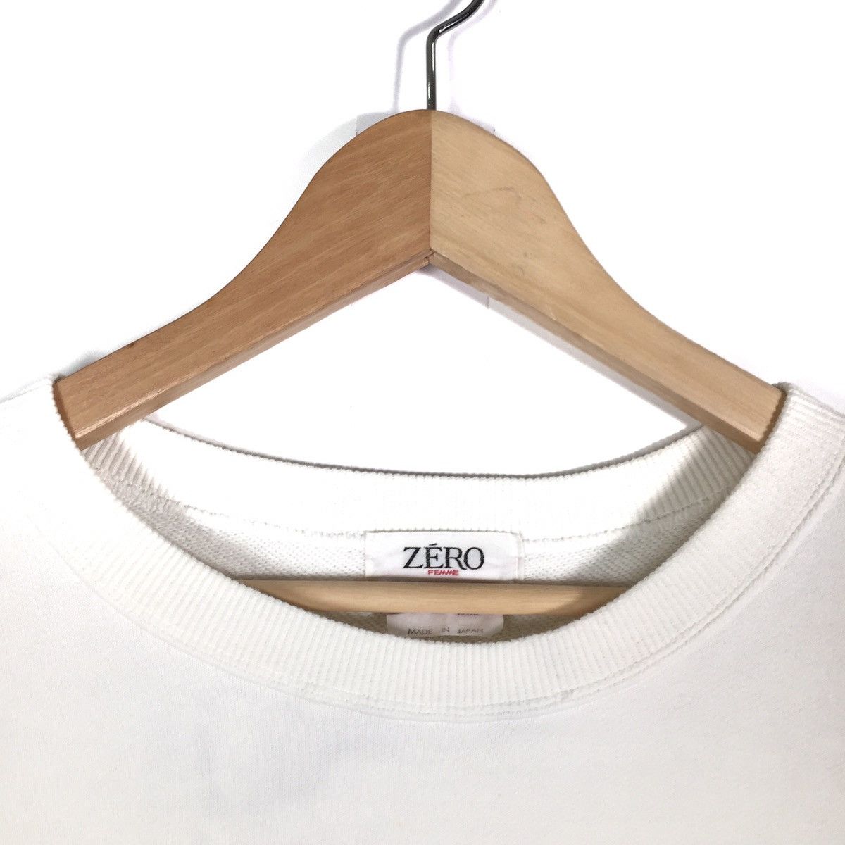Japanese Brand × Vintage Vintage Zero Femme Sweatshirt Biglogo Zero Femme Cropped Size US M / EU 48-50 / 2 - 4 Thumbnail